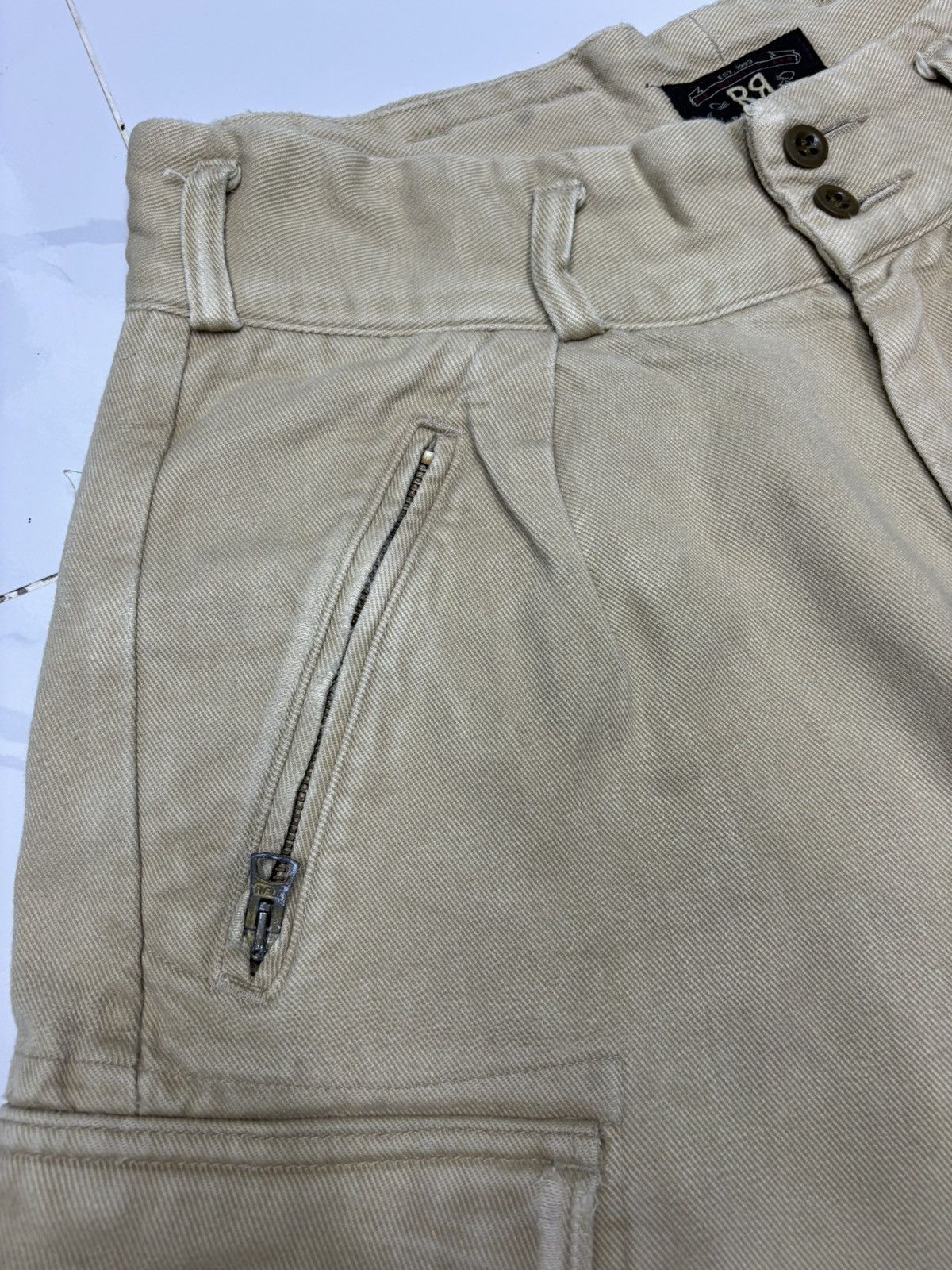 RRL Ralph Lauren × Ralph Lauren RARE VINTAGE RALPH LAUREN MULTI POCKET BAGGY SHORT PANTS Size US 30 / EU 46 - 9 Thumbnail