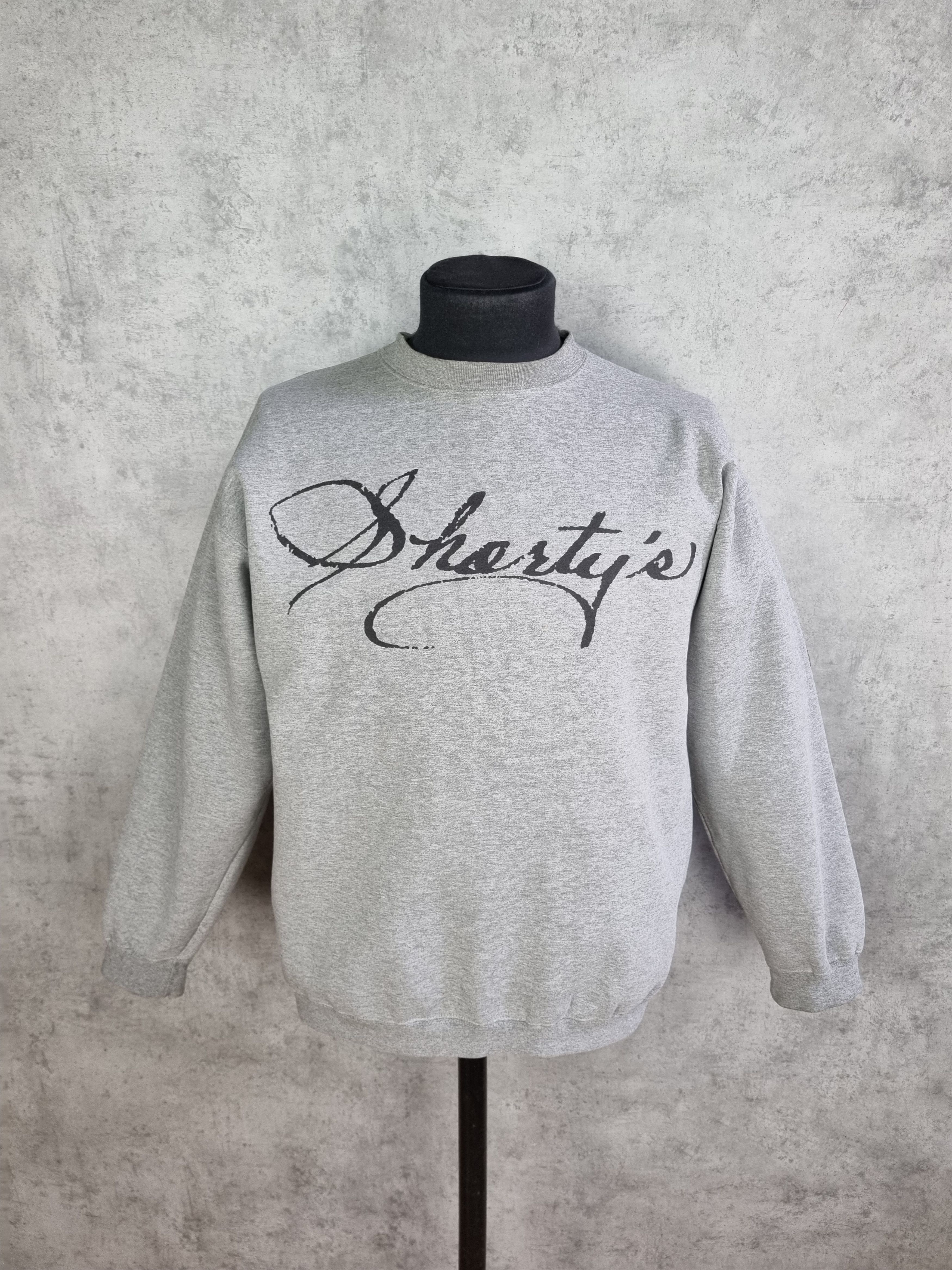 Shorty's Skateboards × Vintage Rare Shorty's Calligraphy Big Logo Rare Sweatshirt Size US L / EU 52-54 / 3 - 15 Thumbnail
