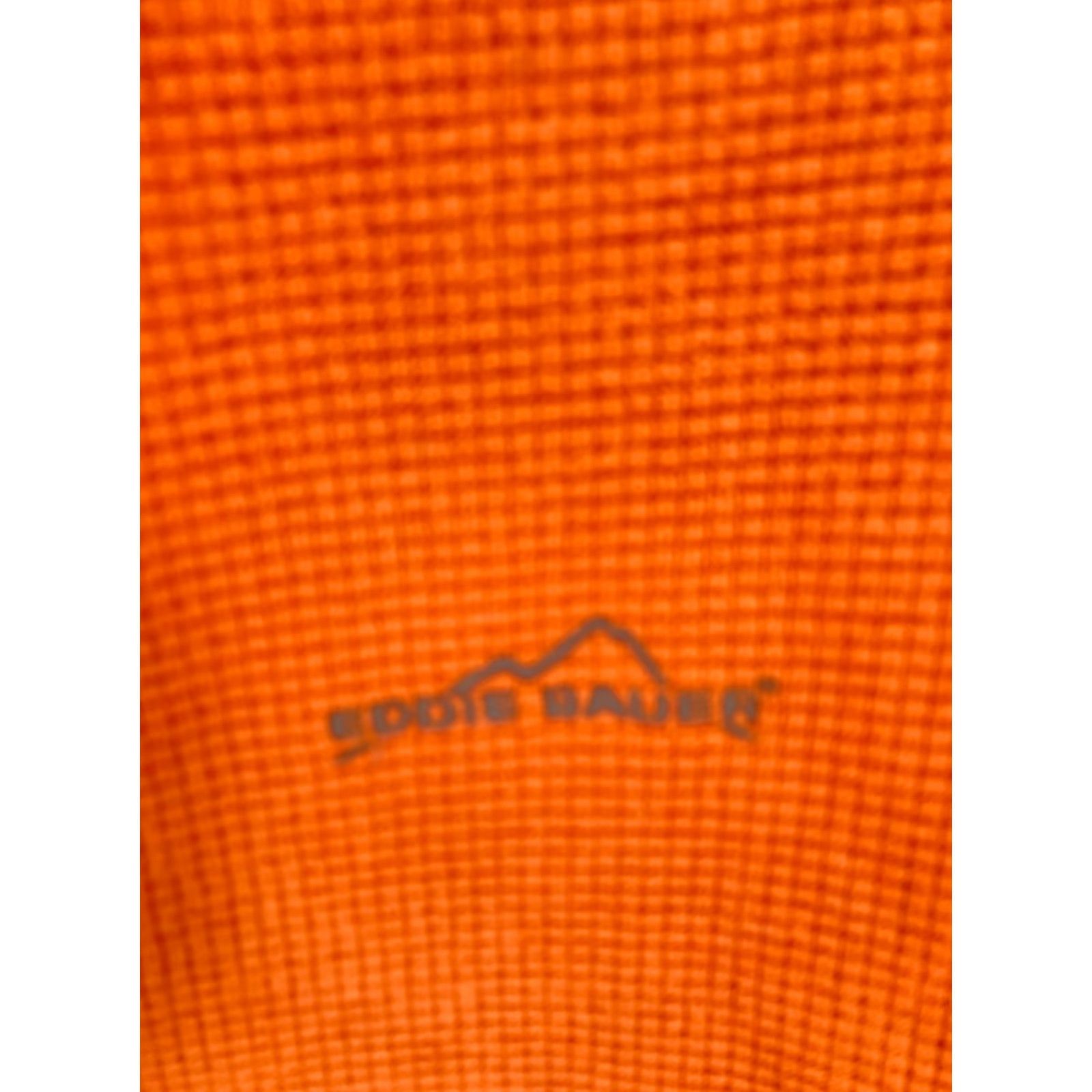Eddie Bauer Eddie Bauer Sweater Mens L Orange Waffle Grid 1/4 Zip Outdoor Logo Pullover Size US L / EU 52-54 / 3 - 6 Thumbnail
