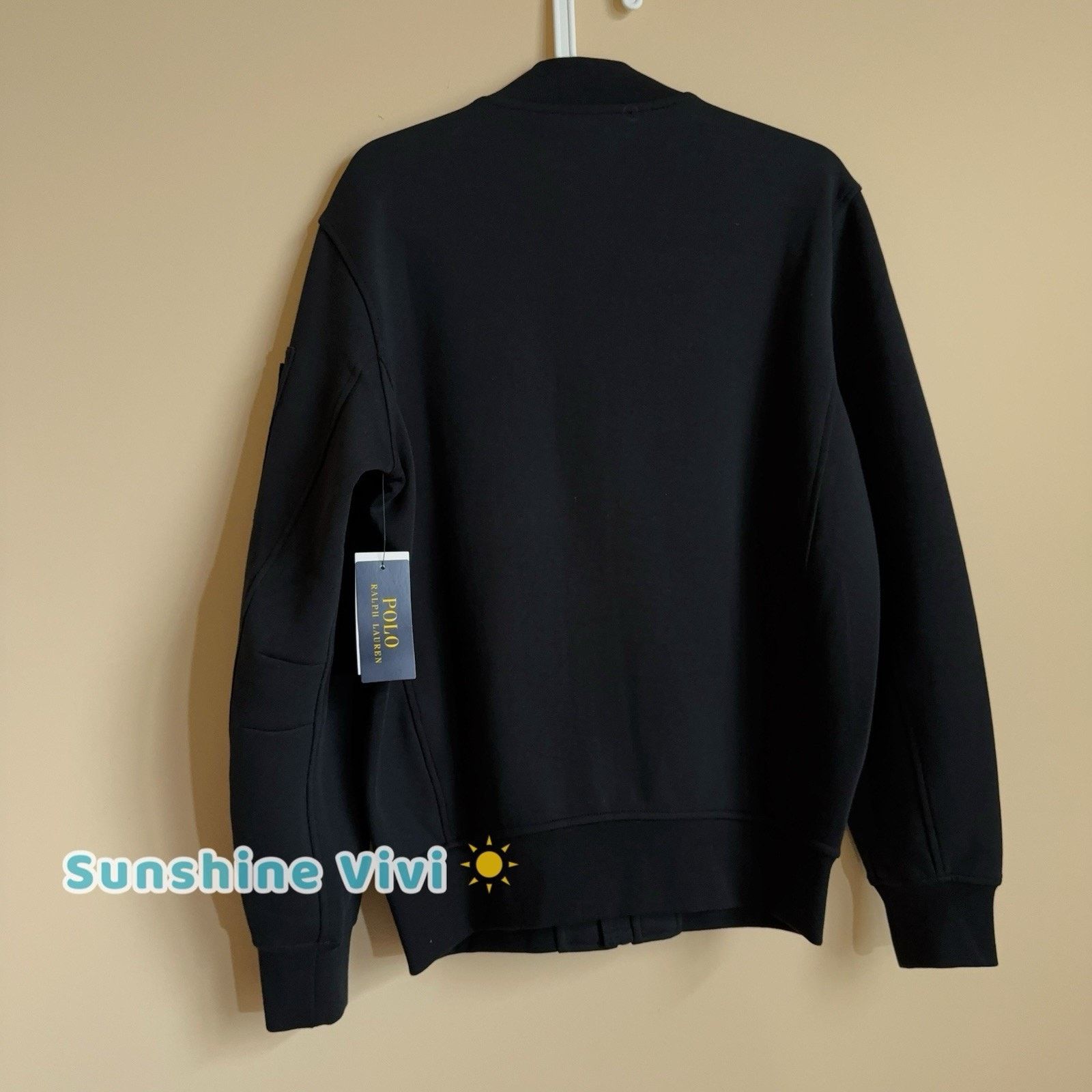 Ralph Lauren NWT Polo Ralph Lauren Men Double Knit Bomber Jacket Black Size US S / EU 44-46 / 1 - 8 Thumbnail