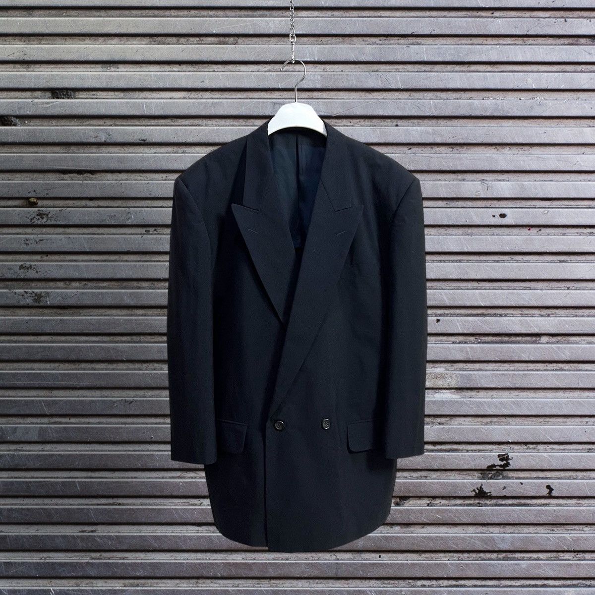 Comme des Garcons Homme 1989 Comme des Garçons Homme Double Breasted Wool Blazer Size 42L - 1 Thumbnail