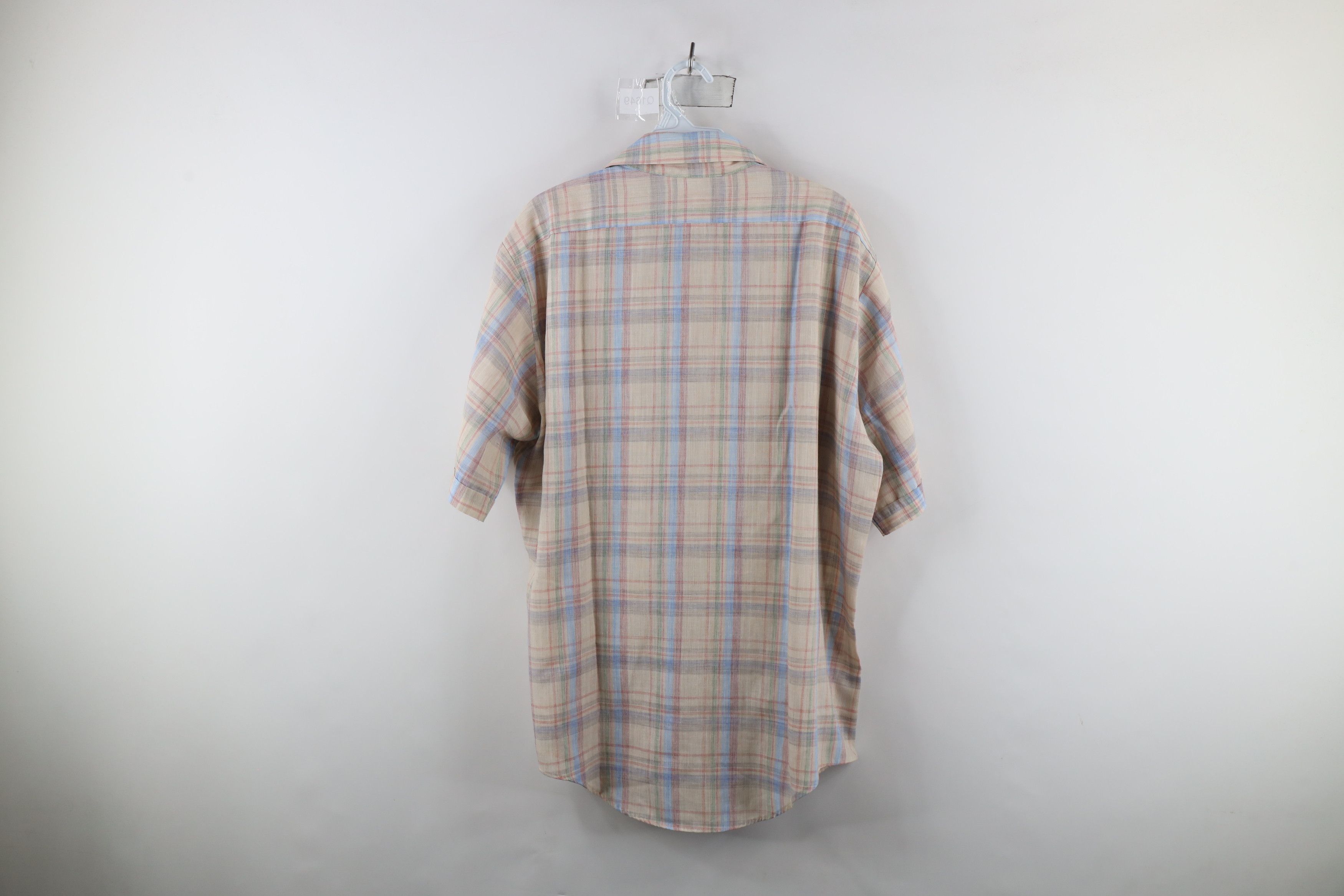 Vintage Vintage 70s Streetwear Short Sleeve Collared Button Shirt Size US L / EU 52-54 / 3 - 8 Thumbnail