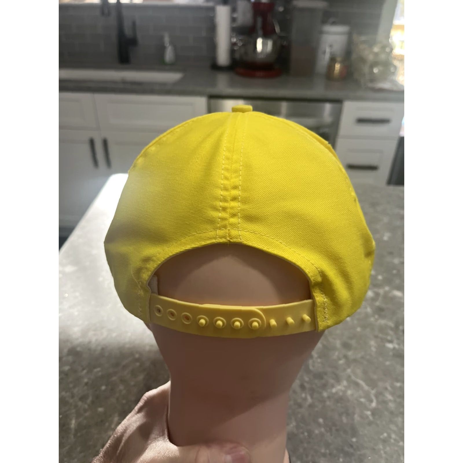 NASCAR VINTAGE Nascar Charlotte Motor Speedway Racing Snapback Hat Cap Baseball Cap One Size Yellow USA Mens Size ONE SIZE - 3 Thumbnail