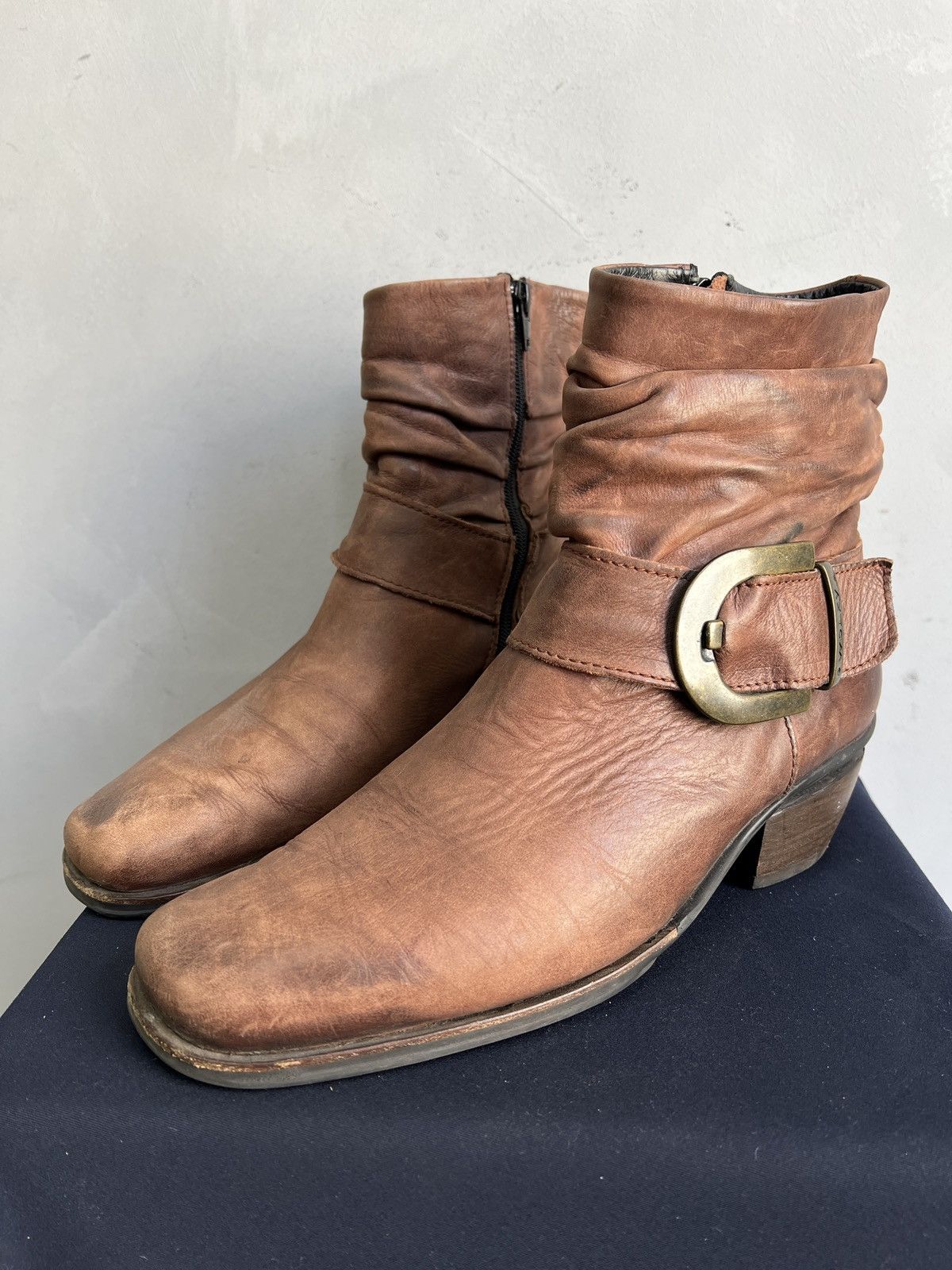 Western Rise Guidi style leather platform boots western style y2k Size US 9 / EU 42 - 6 Thumbnail