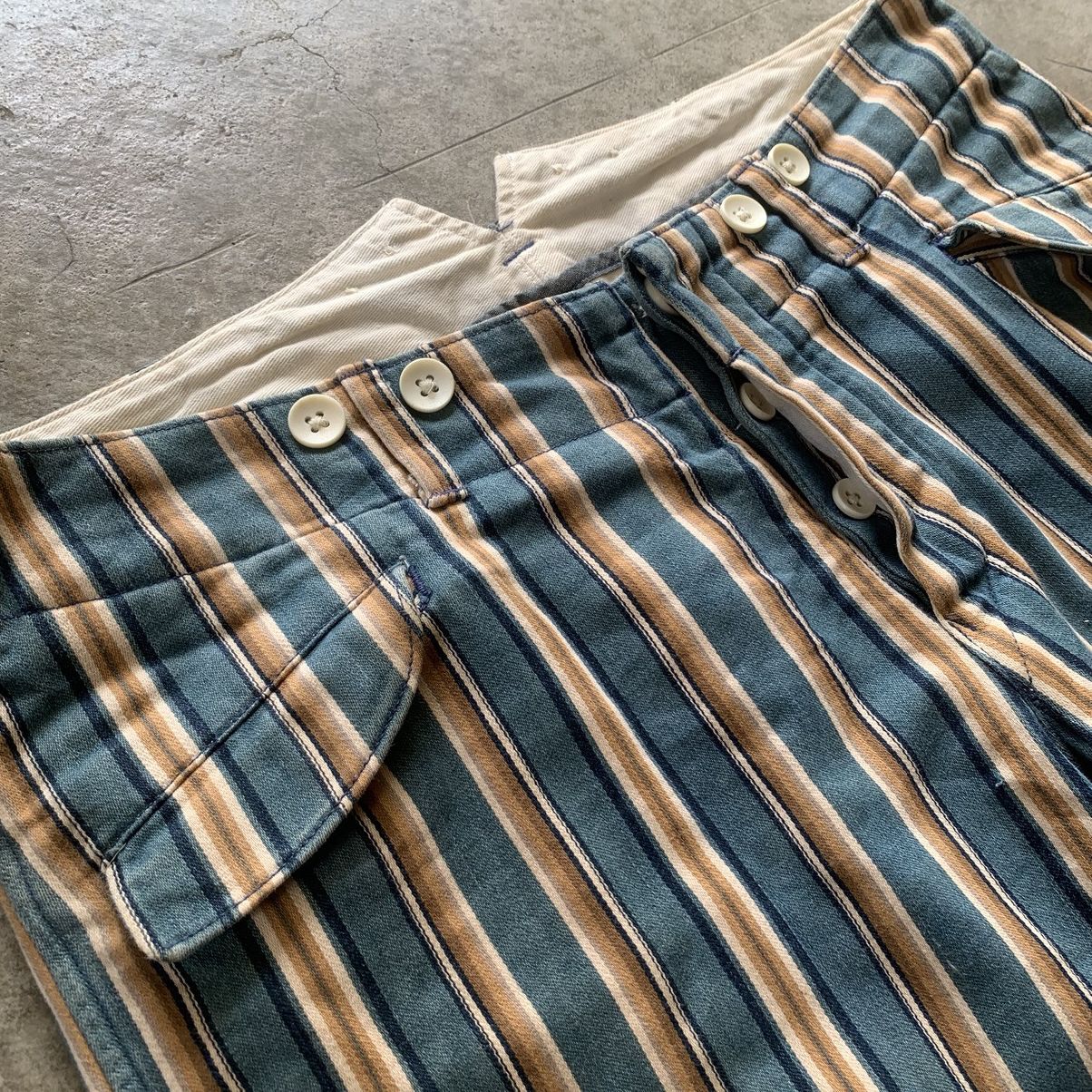 45rpm 45rpm Vintage Suspenders Trousers Style Kapital Size US 29 - 4 Thumbnail