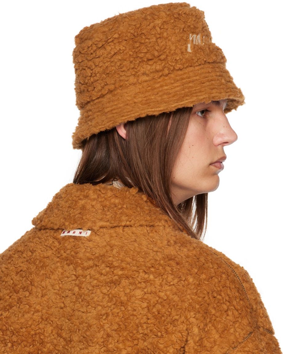 Marni o1y0225 Size : M / Cap / Hat in Camel Size ONE SIZE - 3 Thumbnail
