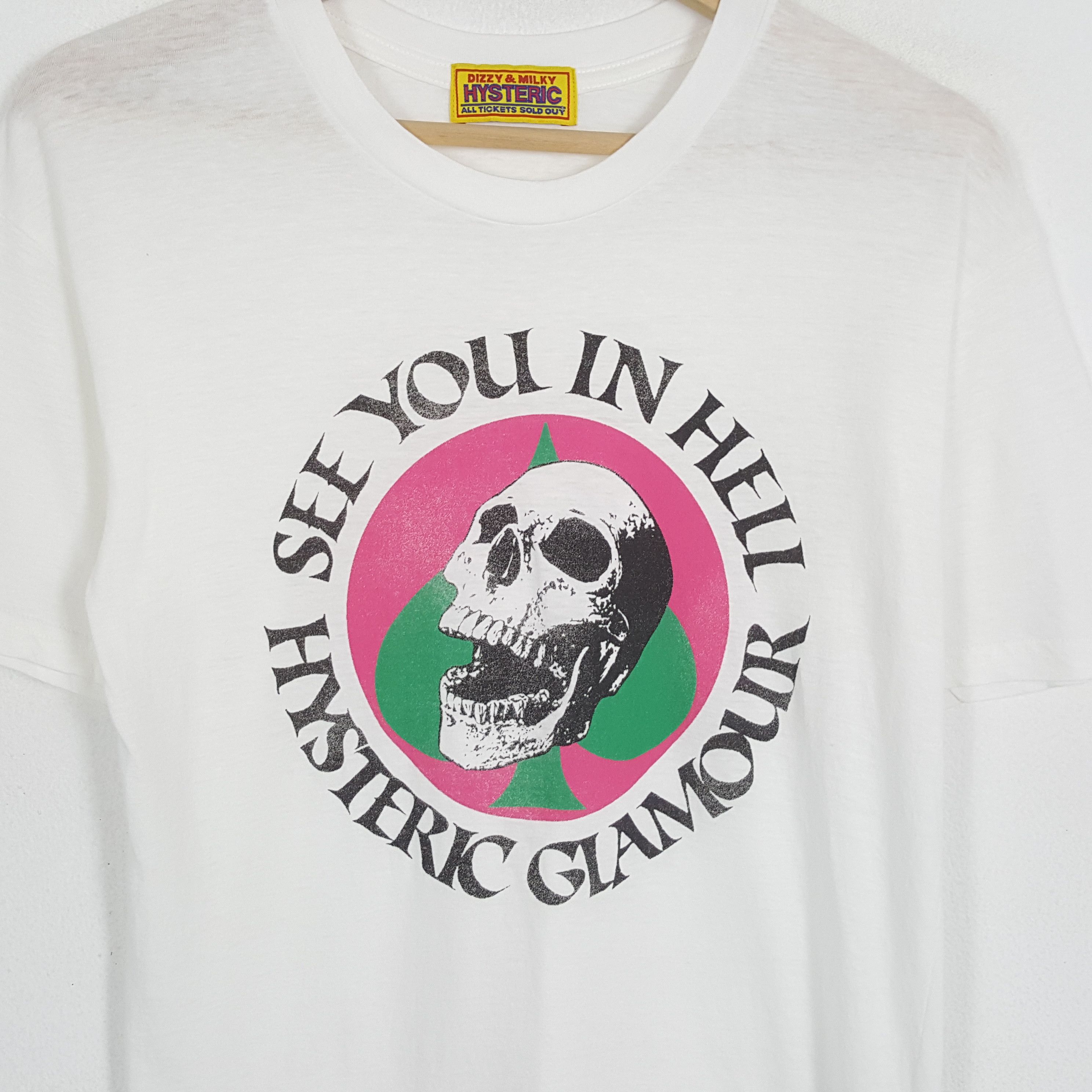 Hysteric Glamour × Japanese Brand × Vintage Vintage HYSTERIC GLAMOUR Japanese Fashion Brand T-Shirts Size S / US 4 / IT 40 - 2 Thumbnail
