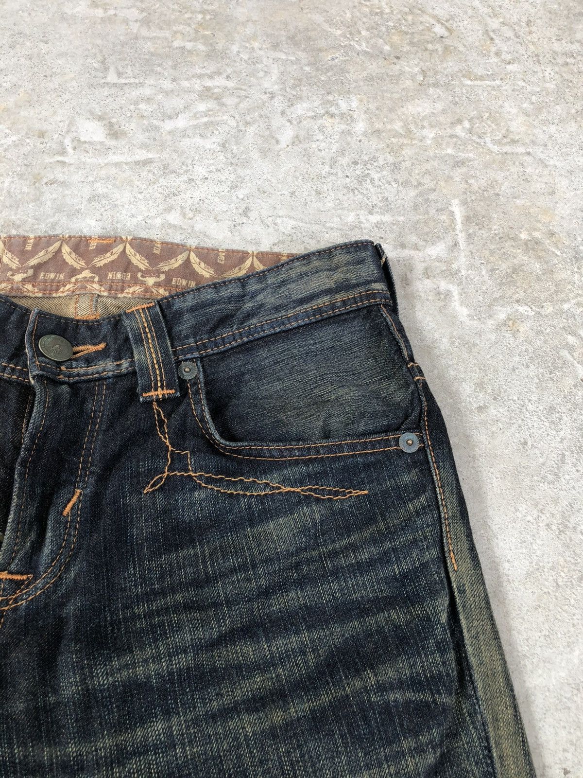 Who Decides War Edwin XU Flared Jeans Mudwash Distressed Size US 30 / EU 46 - 17 Thumbnail