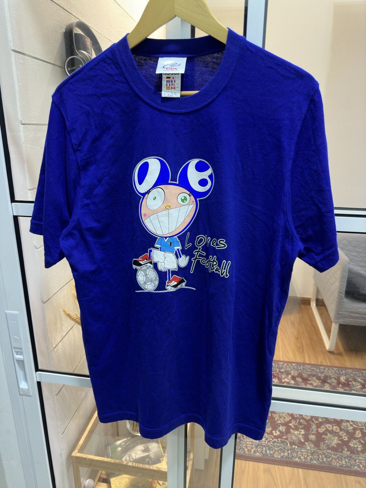 Takashi Murakami Vintage Takashi Murakami Design X Adidas Kirin JFA Tee Size US L / EU 52-54 / 3 - 1 Thumbnail