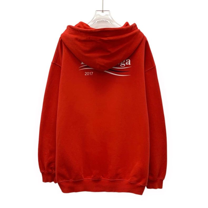 Balenciaga Balenciaga Cotton hooded long-sleeve sweatshirt embroidere Size US S / EU 44-46 / 1 - 2 Thumbnail