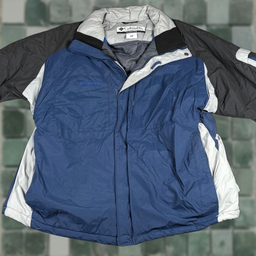 Vintage Columbia Jacket XL Men Waterproof Windproof Insulated Mid-Length Zip Ski Snowboard Coat Outerwear Blue Size US XL / EU 56 / 4 - 1 Thumbnail