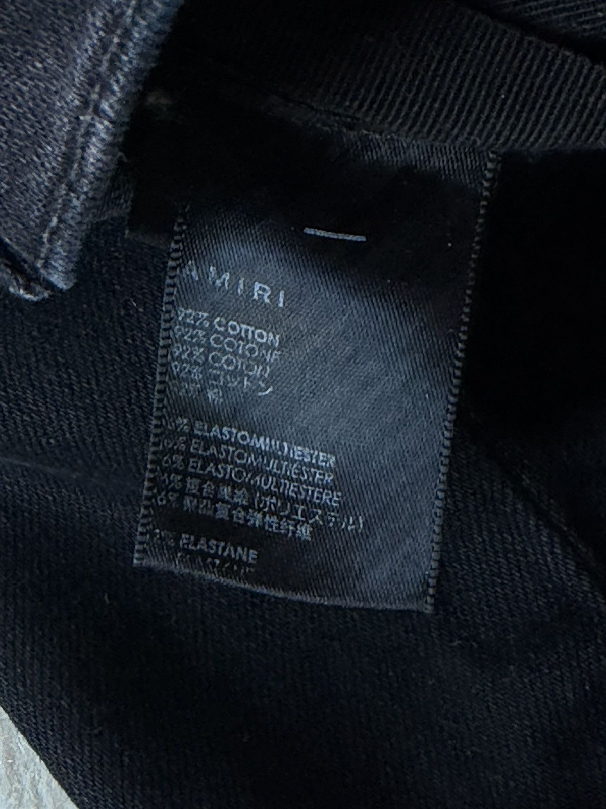 Amiri Black Amiri Jean Size US 31 - 4 Thumbnail