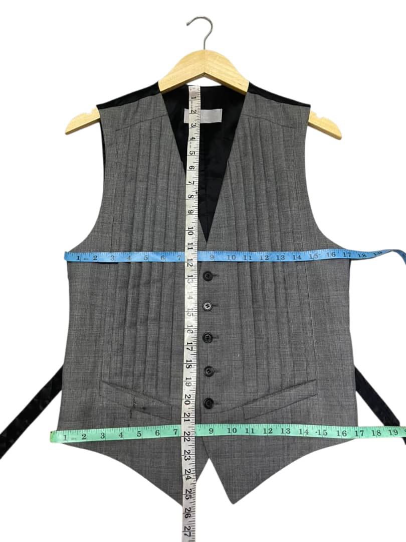 Dior Dior Homme x Hide Slimane Pleated Vest Size 46R - 13 Thumbnail