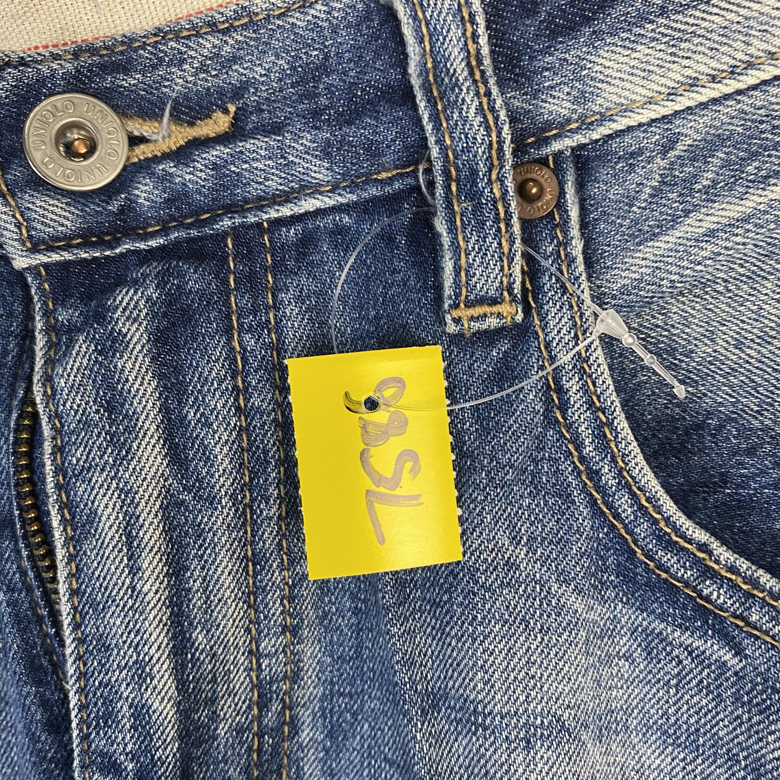 Uniqlo Uniqlo Blue japan vintage faded Denim Pants #7586 Size US 33 - 8 Thumbnail