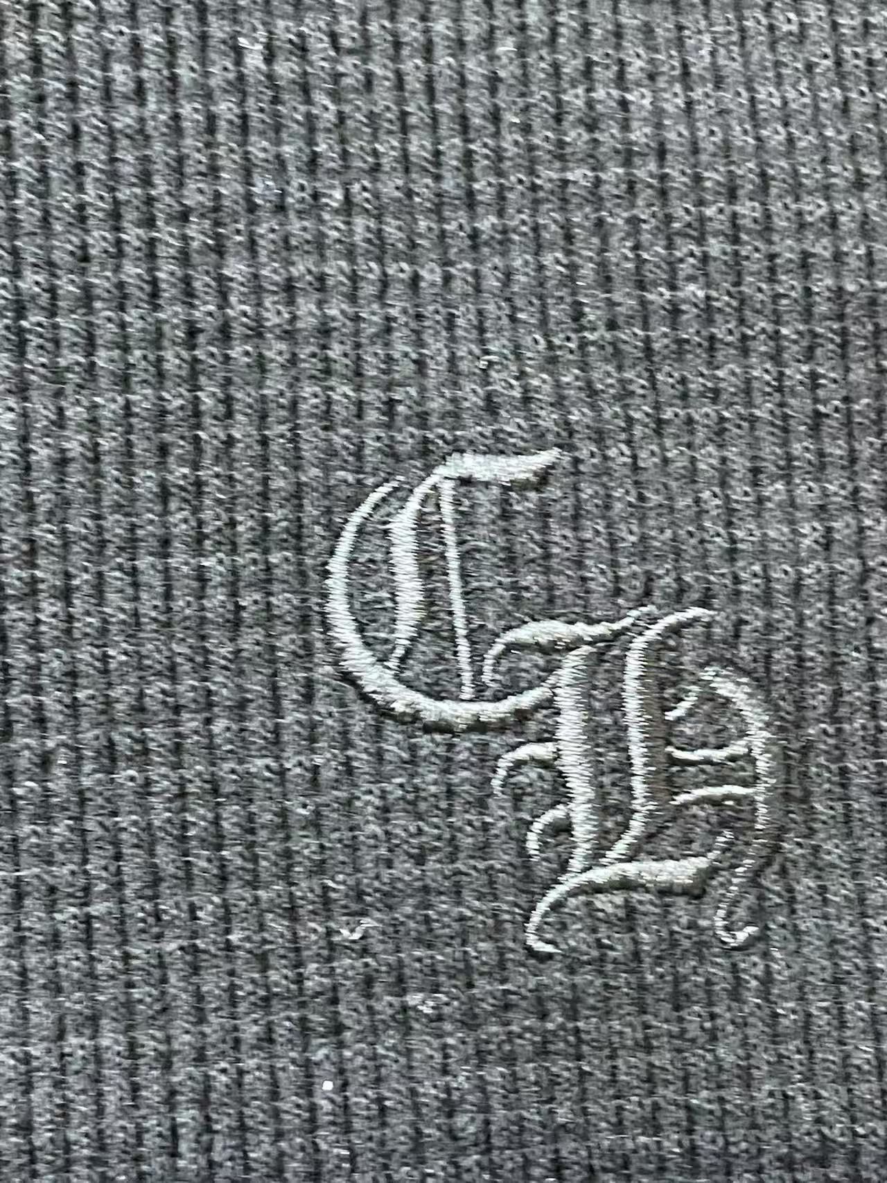 Chrome Hearts Chrome Hearts CH Letter Waffle Thermal Short Sleeve Tee Size US M / EU 48-50 / 2 - 3 Thumbnail