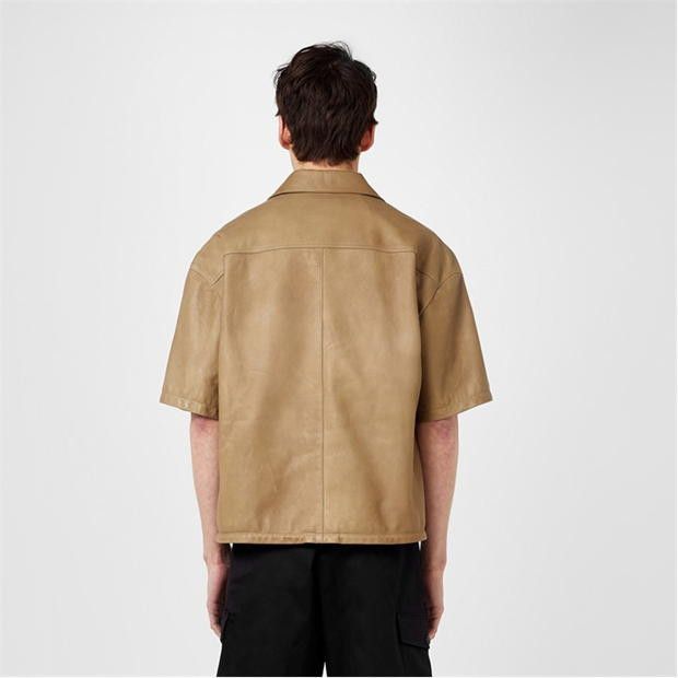 Prada PRADA Nappa Leather Shirt Size US M / EU 48-50 / 2 - 4 Thumbnail