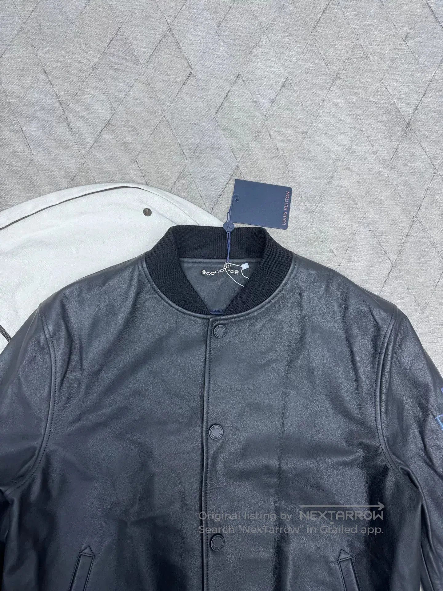 Louis Vuitton LV NBA Calf Leather Baseball Jacket. Size US L / EU 52-54 / 3 - 2 Thumbnail