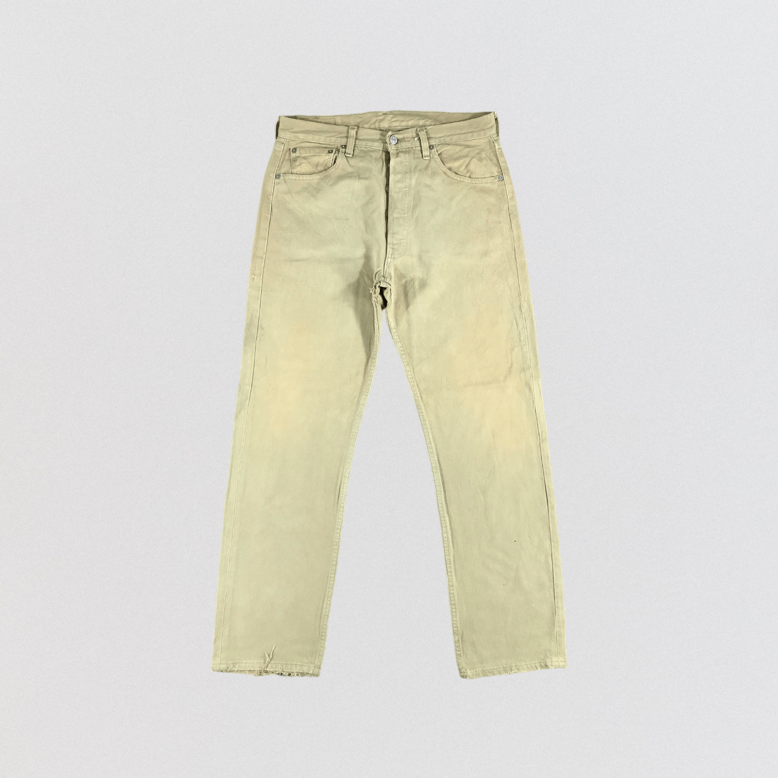Levi's × Vintage 90s Vintage Distress Levis 501 Jeans-JM2655 Size US 33 - 1 Thumbnail