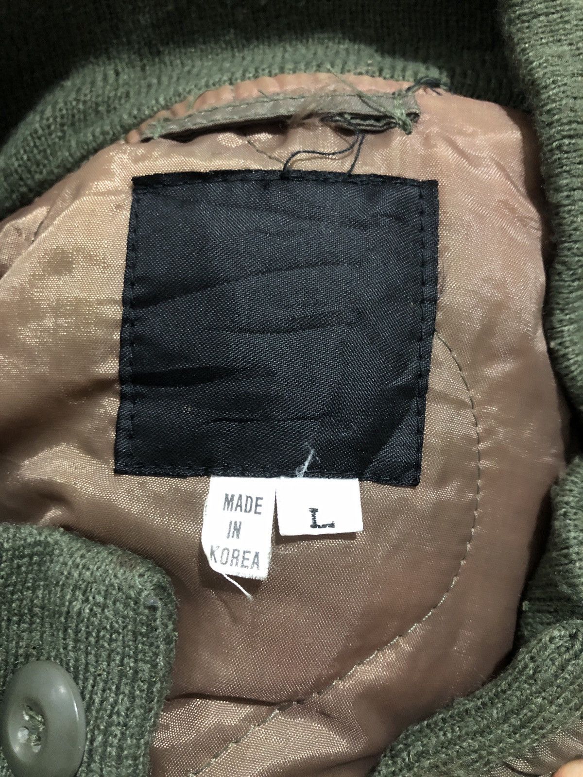 Vintage Vintage ARMY Bomber Jacket Embroidery Size US L / EU 52-54 / 3 - 12 Thumbnail