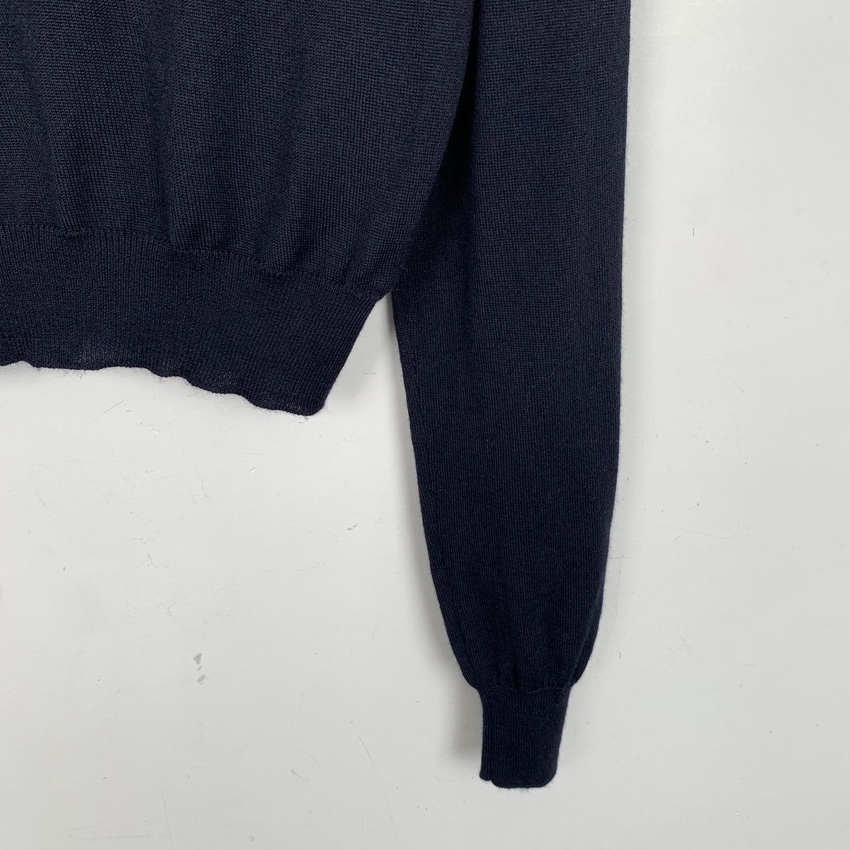 Miu Miu MiuMiu Black Pearl Bow Cashmere Long Sleeve Knit Top K26WX Size XS / US 0-2 / IT 36-38 - 4 Thumbnail
