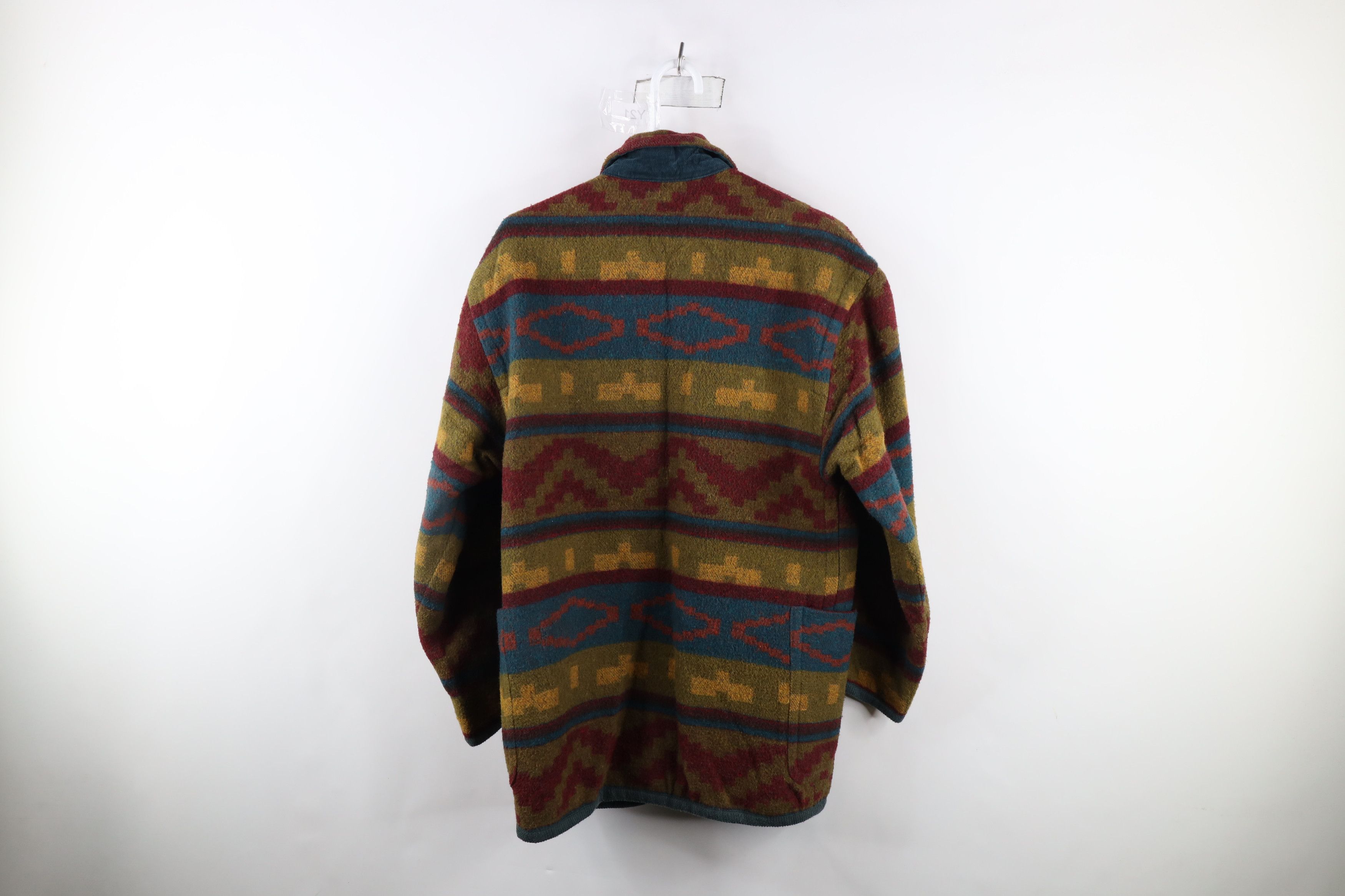 Vintage Vintage 90s Streetwear Rainbow Southwestern Blazer Jacket Size M / US 6-8 / IT 42-44 - 11 Thumbnail