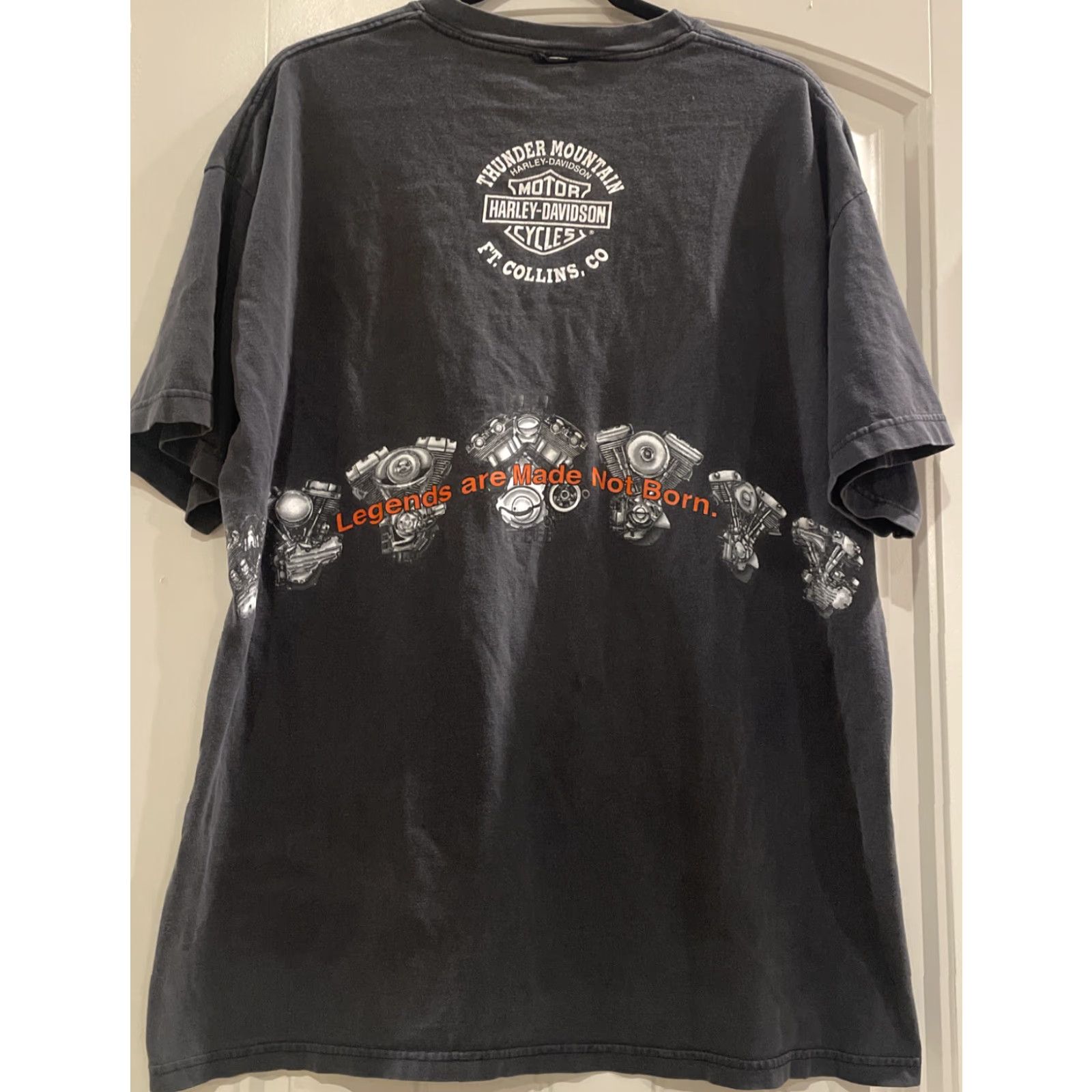 Harley Davidson VINTAGE Harley-Davidson T-Shirt Men’s Large Black Crew Neck Short Sleeve Size L Graphic Print Size US L / EU 52-54 / 3 - 5 Thumbnail