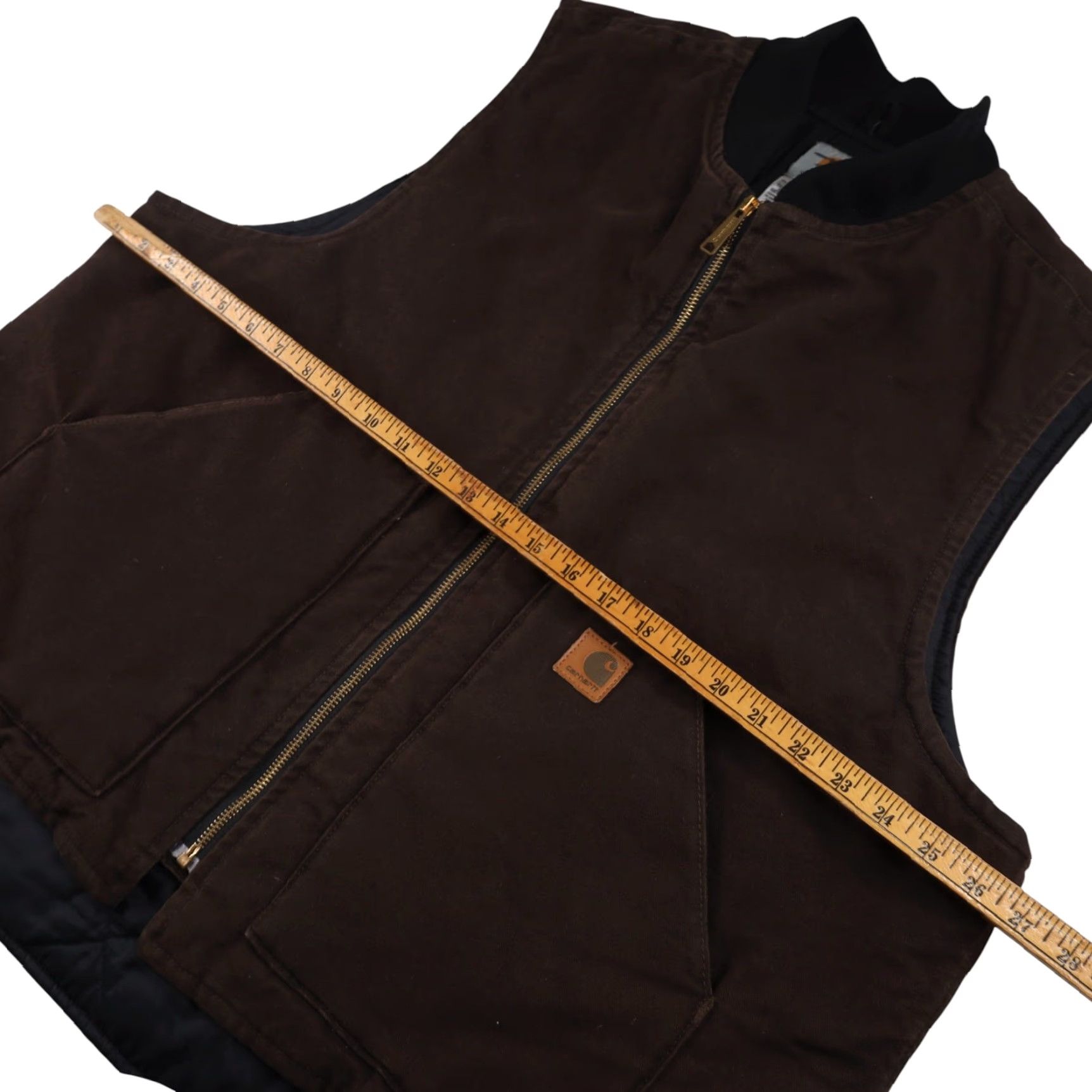 Carhartt VINTAGE Carhartt V02 DKB Quilted Canvas Work Vest Mens XXL Brown Size US XXL / EU 58 / 5 - 7 Thumbnail