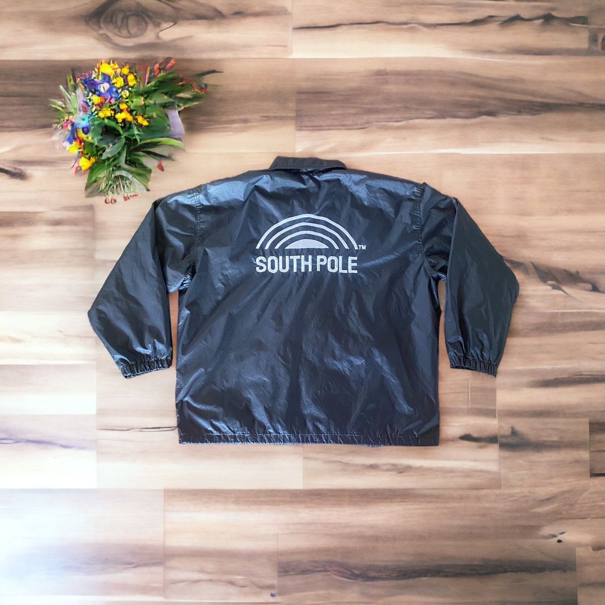Southpole Vintage Southpole Big Logo Nylon Jacket XXL Size US XXL / EU 58 / 5 - 1 Thumbnail