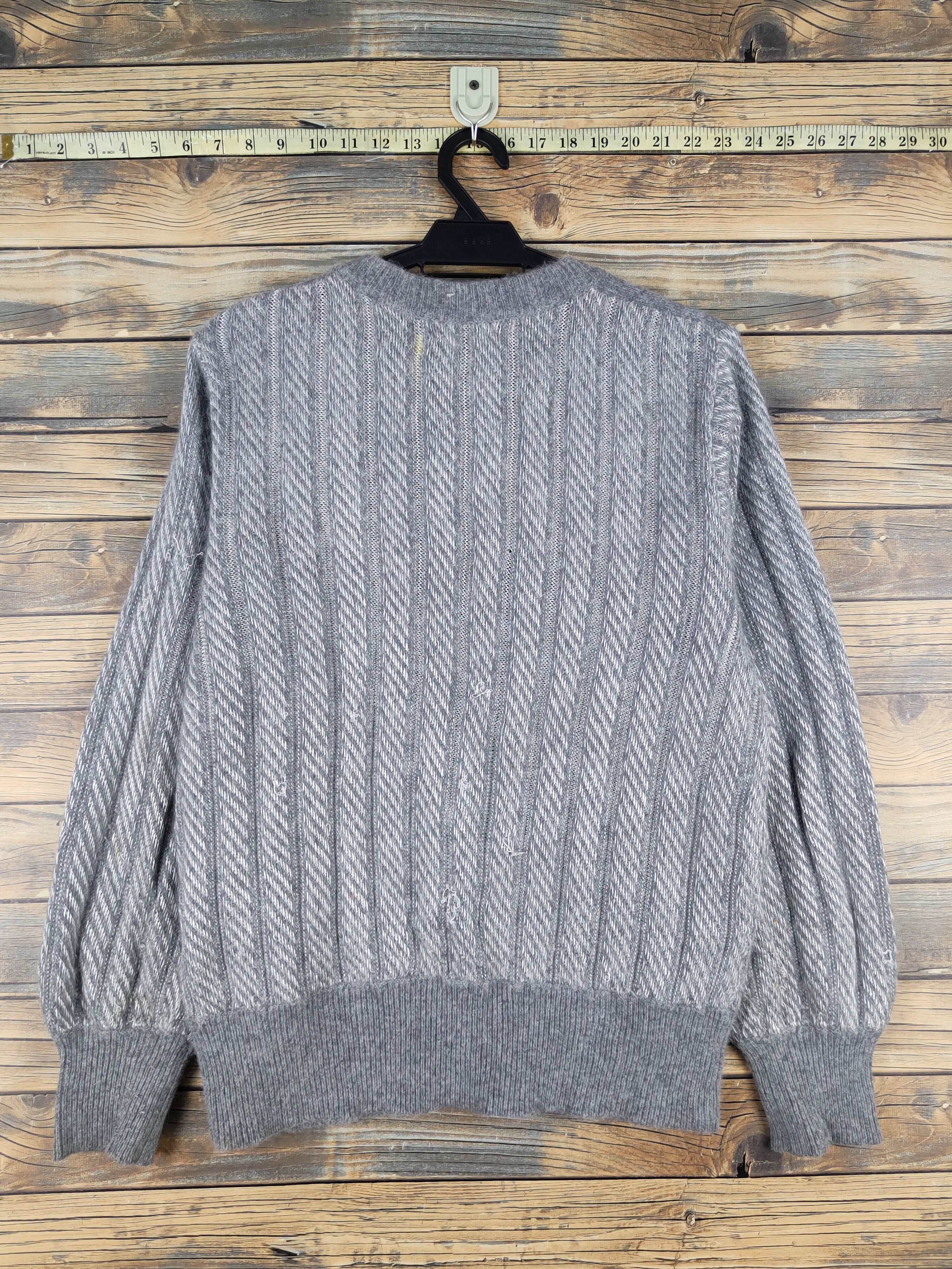 Vintage Le Muda Gray Knitwear vintage Cardigan #W1348 Size US M / EU 48-50 / 2 - 7 Thumbnail
