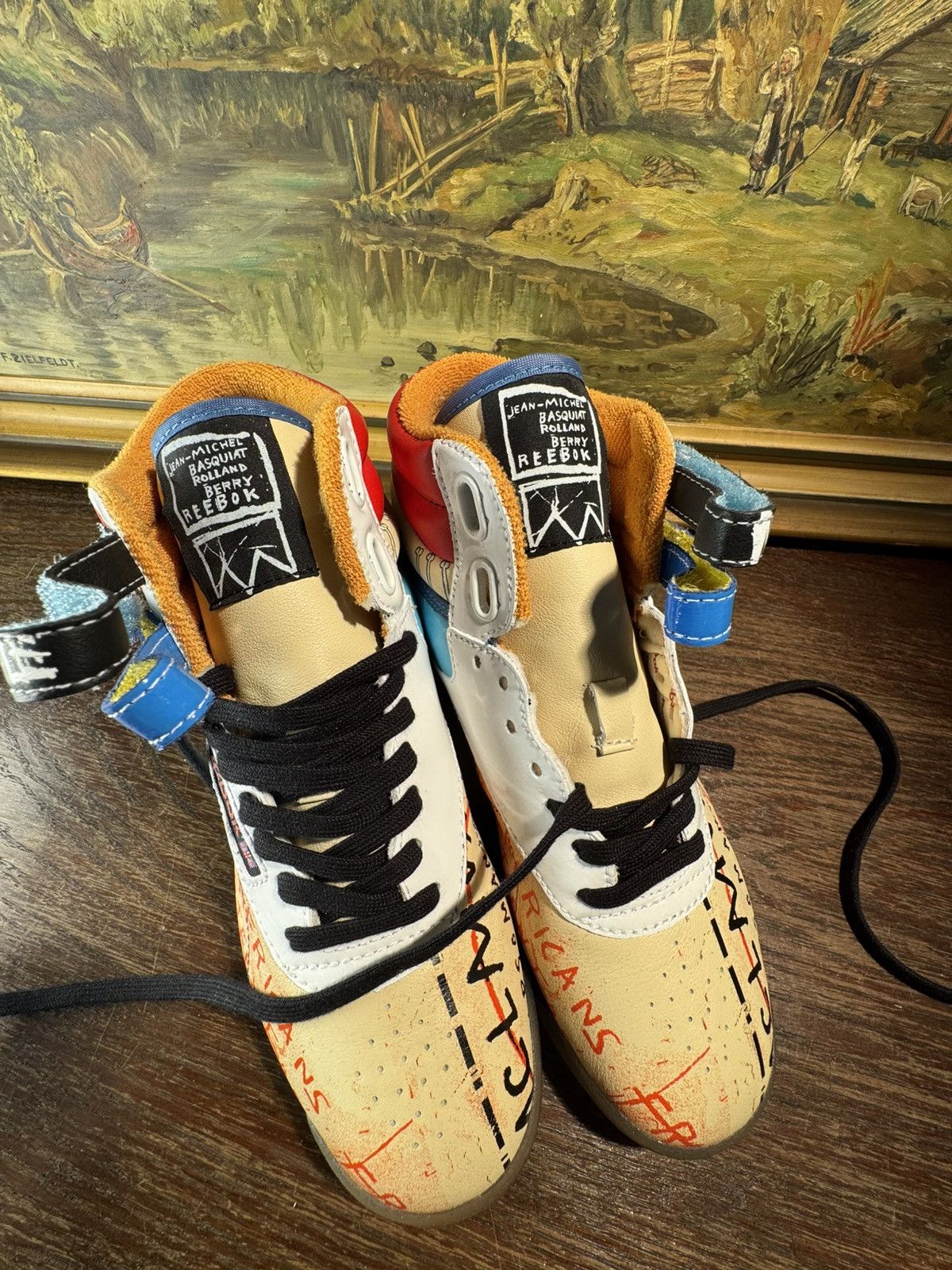 Reebok Jean-Michel Basquiat Inspired Reebok Sneakers Size US 7.5 / IT 37.5 - 2 Thumbnail