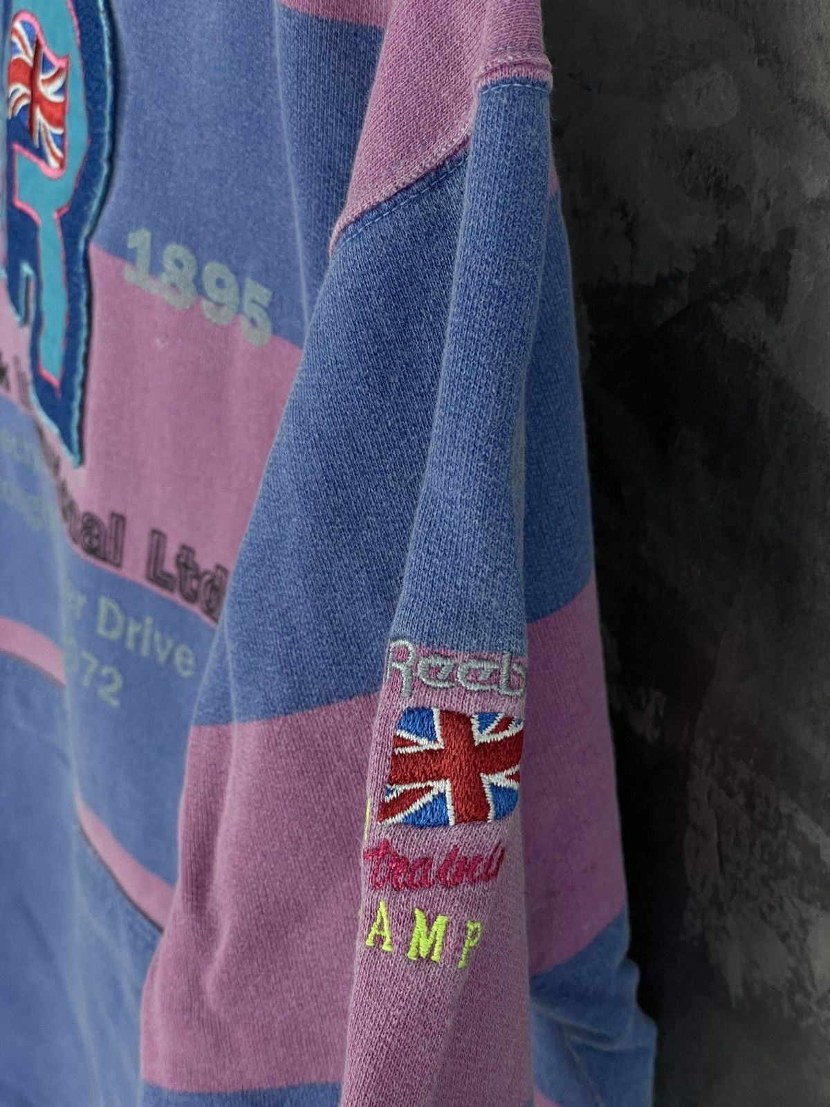 Reebok × Vintage Vintage Early 80s Reebok Glamour Faded Baggy Italian Hoodie Size M / US 6-8 / IT 42-44 - 8 Thumbnail