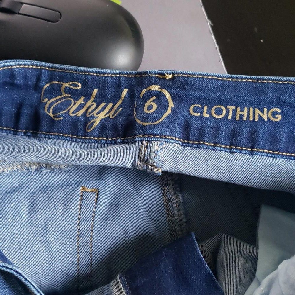 Designer CT1483 Ethyl Straight Leg blue Denim Jean 6 Size 28" / US 6 / IT 42 - 4 Thumbnail
