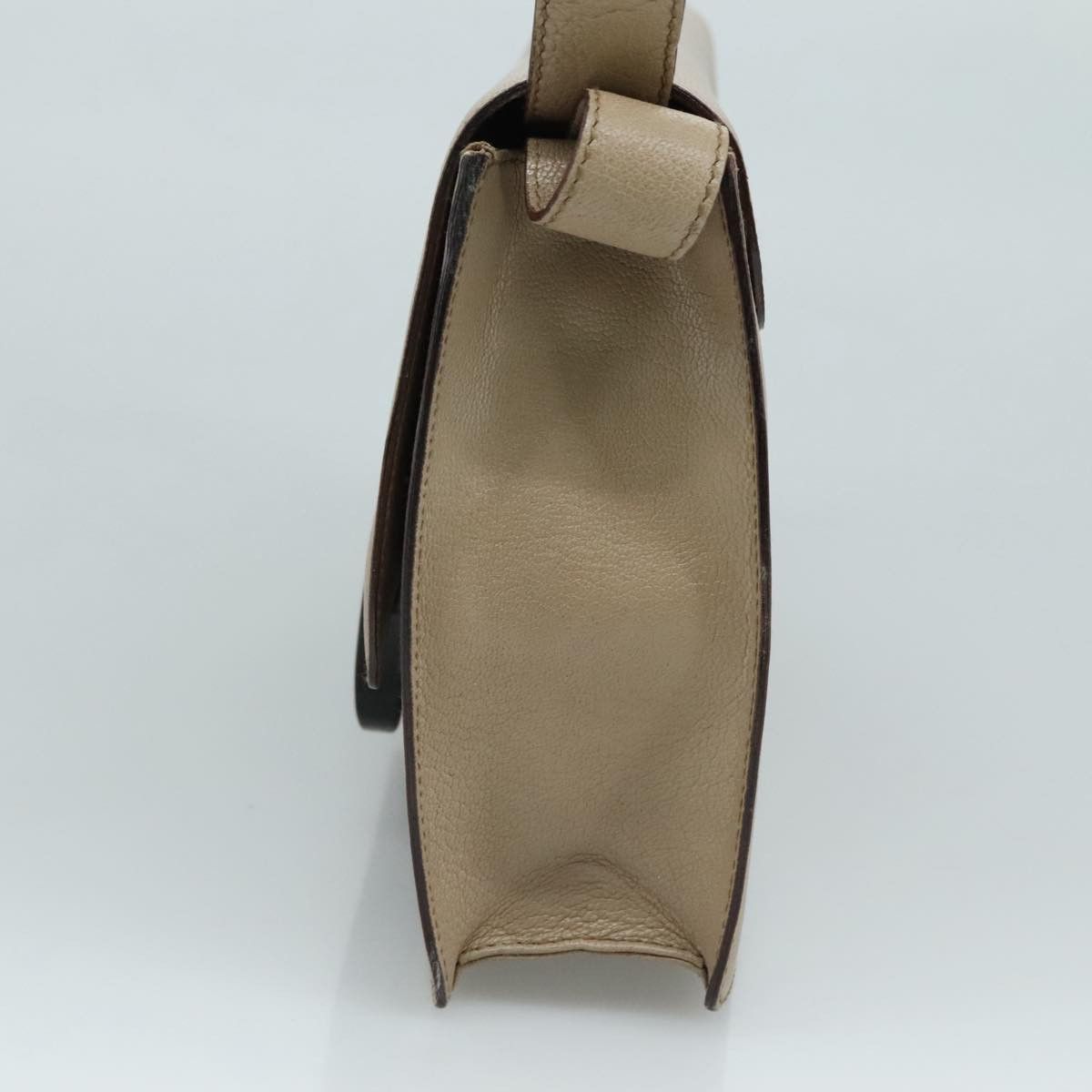 Gucci GUCCI Shoulder Bag Leather Wood Beige Black Gold Size ONE SIZE - 4 Thumbnail