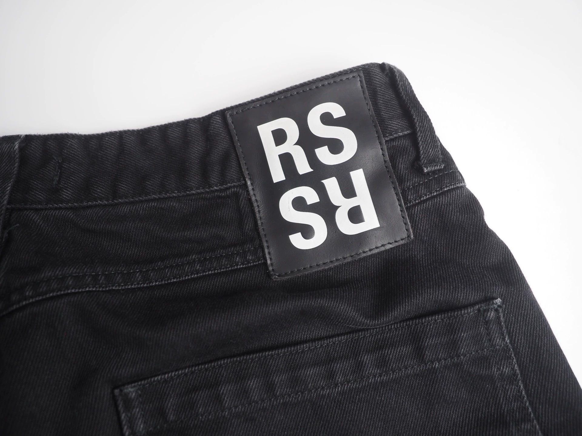 Raf Simons RAF SIMONS Blue and Black Double-Layer Denim Jeans Size US 29 - 3 Thumbnail