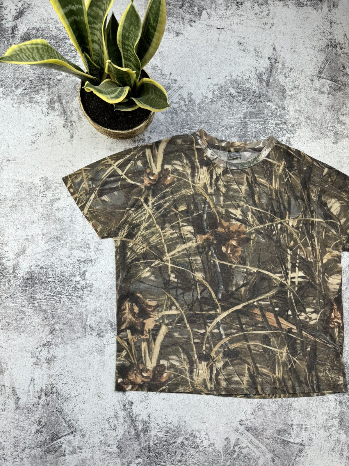 Realtree Vintage 90S Streetwear Real Tree Camouflage Army Y2K T Shirt Size US XXL / EU 58 / 5 - 2 Thumbnail