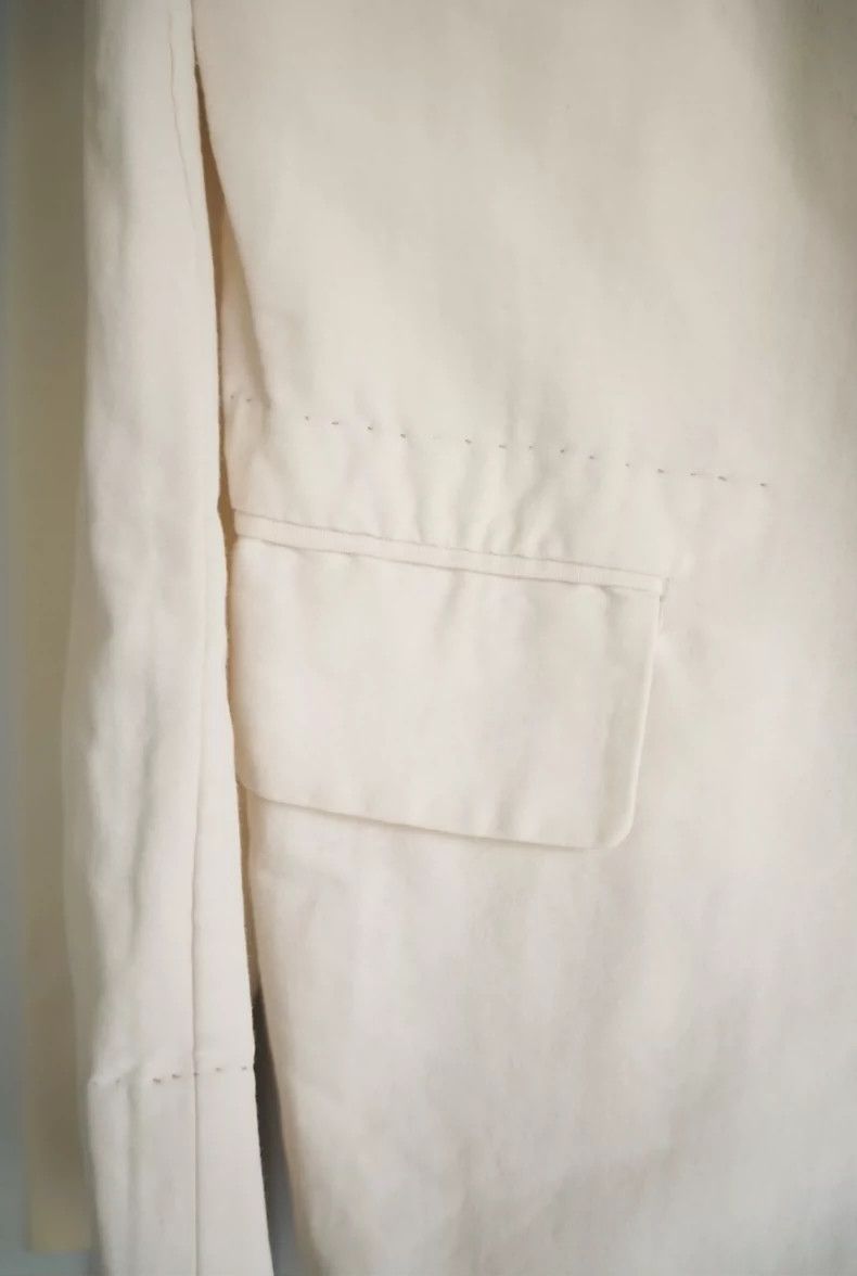 Yohji Yamamoto Yohji Yamamoto size s 95ss thorn white suit 2502-Nextarrow Size 36S - 4 Thumbnail