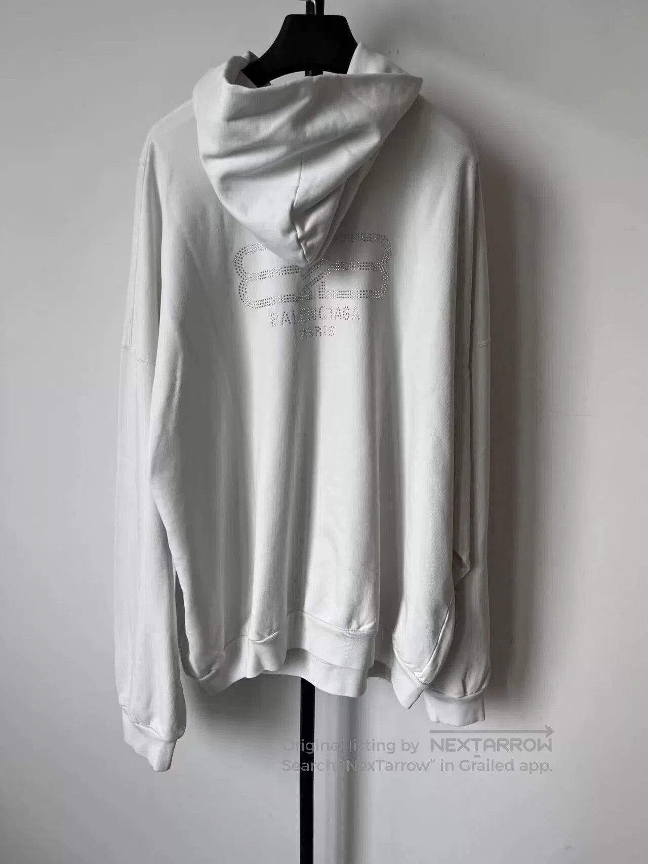 Balenciaga Balenciaga Logo Print White Hoodie. Size US XS / EU 42 / 0 - 1 Thumbnail