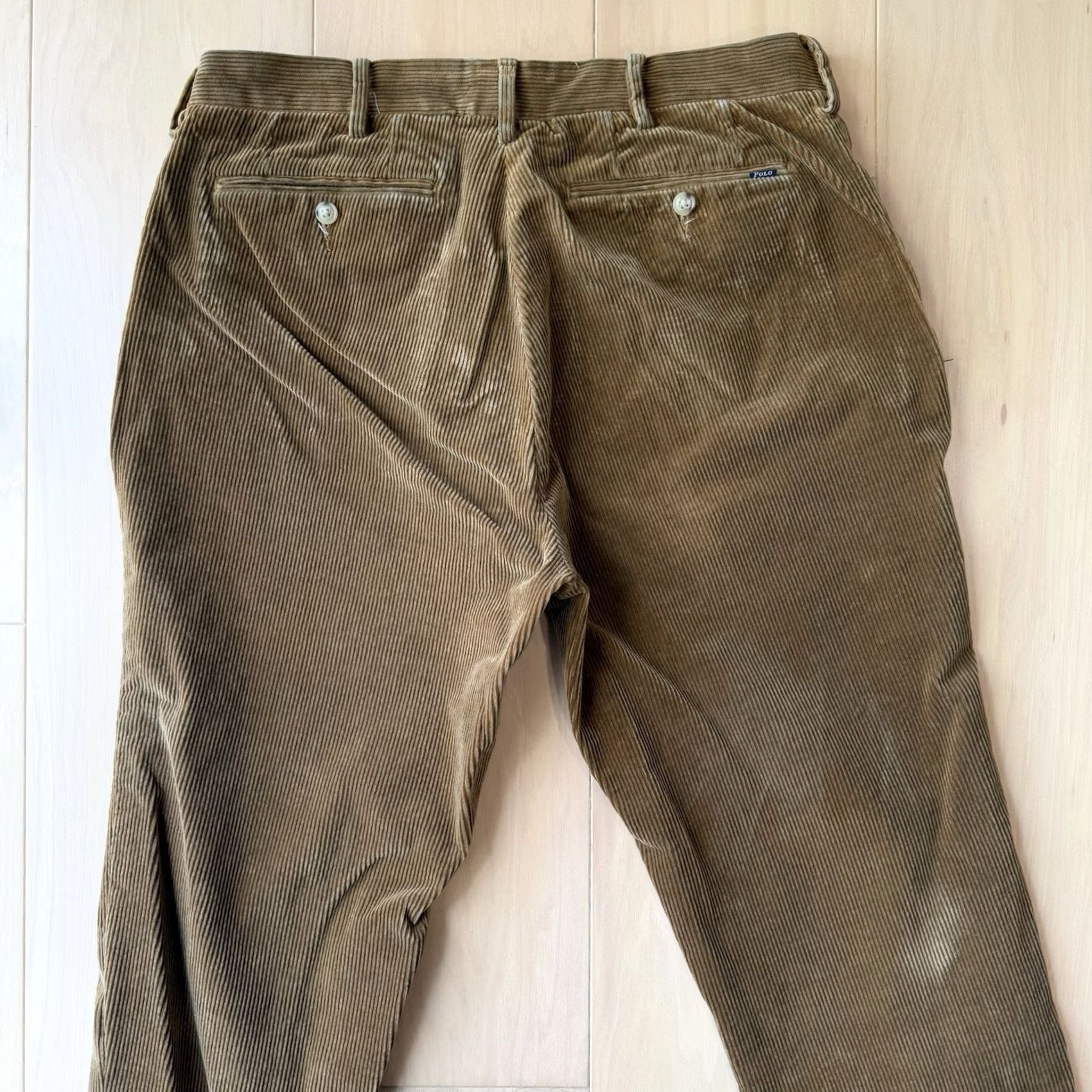 Polo Ralph Lauren Polo Ralph Lauren Brown Corduroy Pants 32 Casual Workwear Trousers 90s Men Size US XS / EU 42 / 0 - 7 Thumbnail