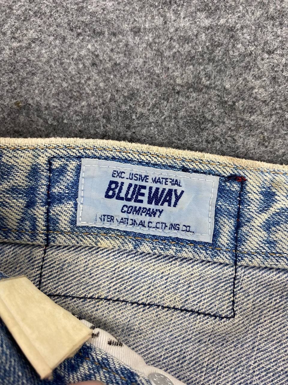 Japanese Brand vintage bue way japan distressed denim nice design Size US 28 / EU 44 - 13 Thumbnail