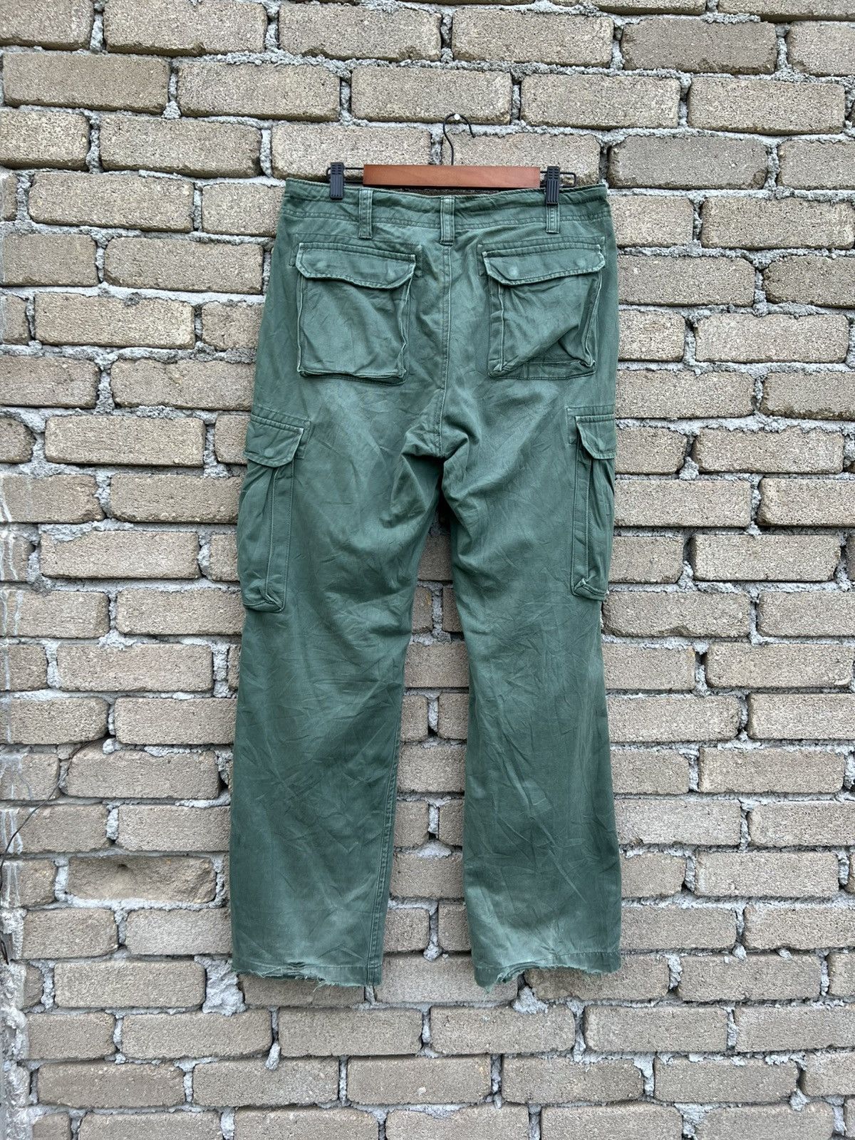 Japanese Brand Anti Label Jean Cargo Pants Waist 34" Size US 34 / EU 50 - 4 Thumbnail