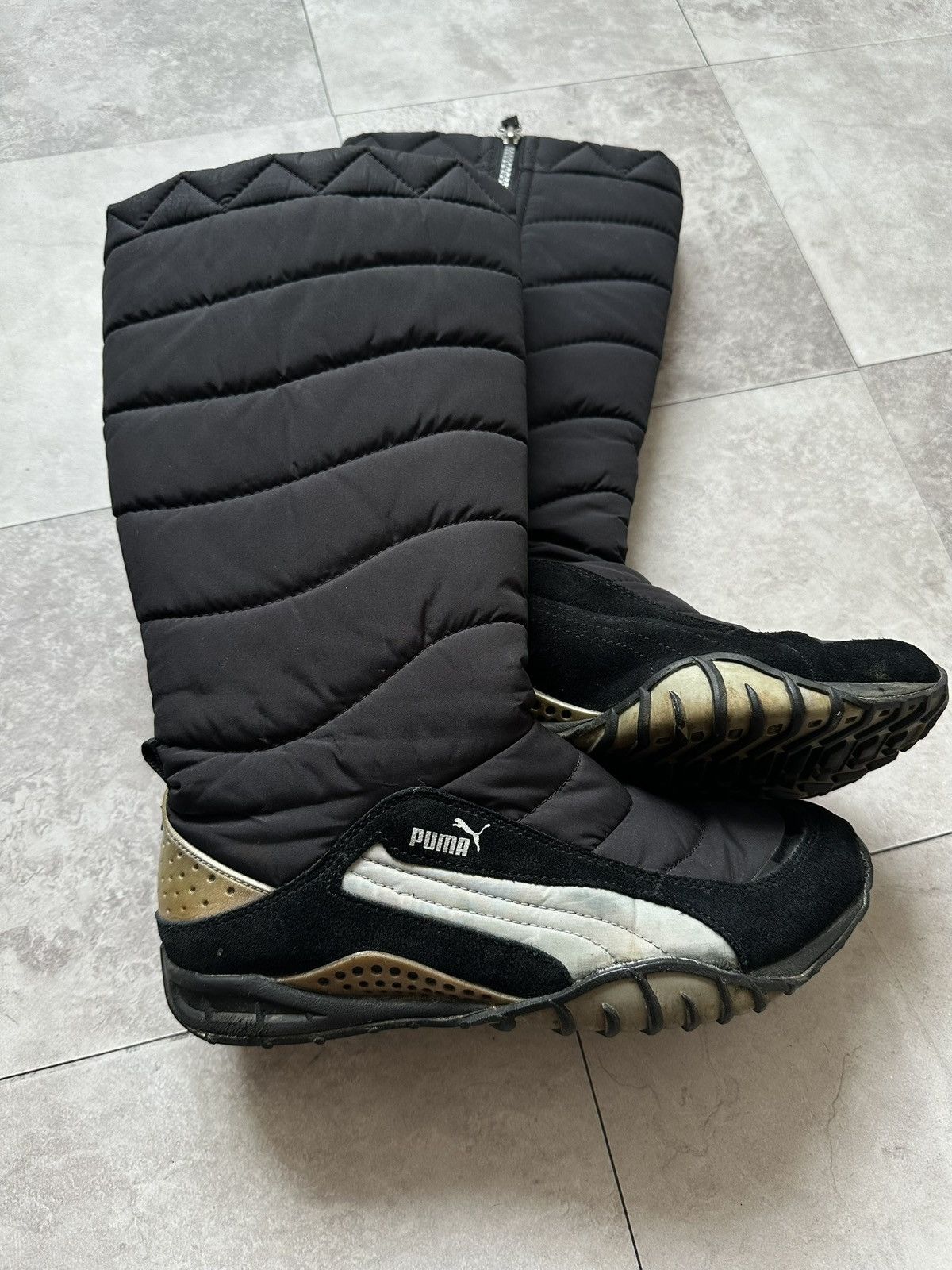 Puma OOs Puma Boxing Biker Racing Moto Winter Boots Shoes Sz 8,5 Size US 9 / IT 39 - 4 Thumbnail