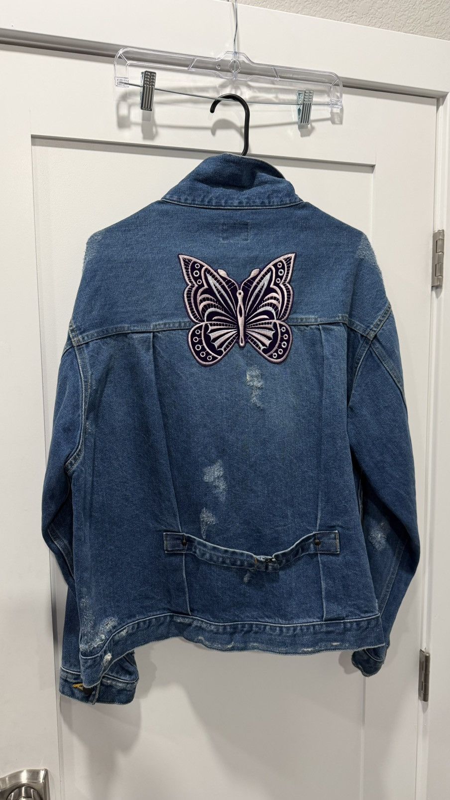 Needles NEEDLES “DENIM LOGO PATCHWORK TRUCKER JACKET” Size US L / EU 52-54 / 3 - 8 Thumbnail