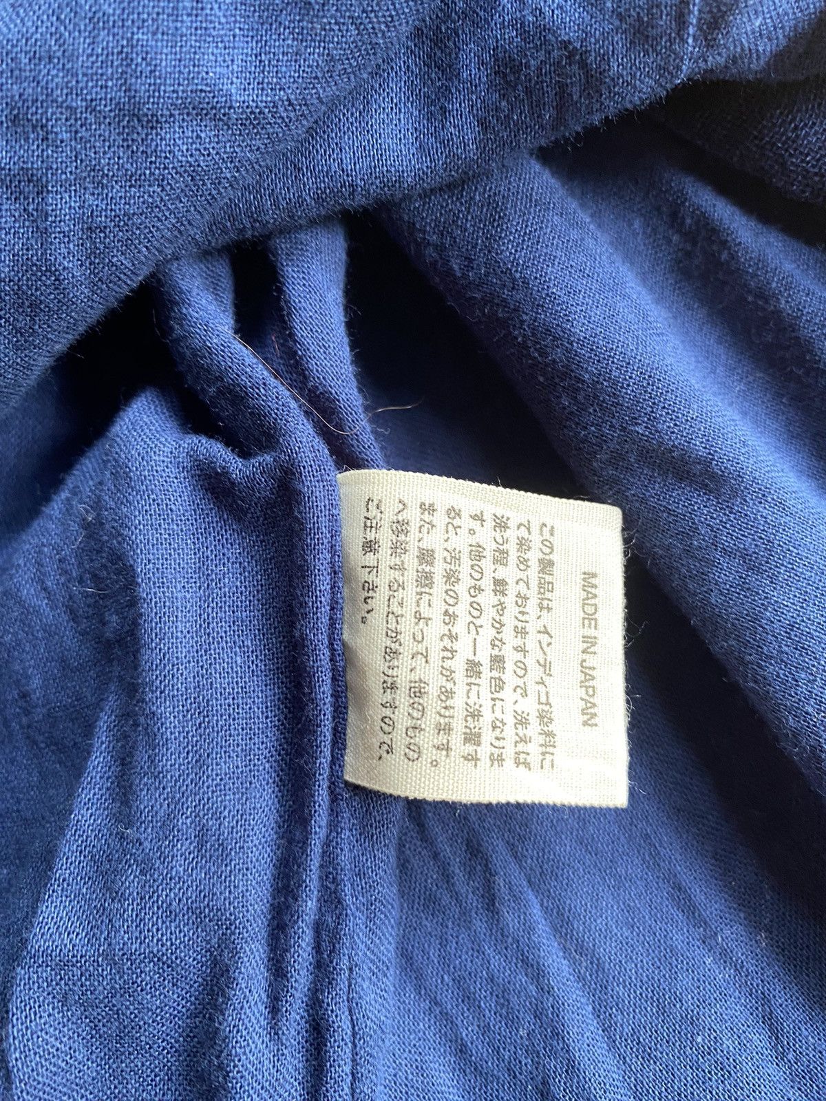 45rpm 45 rpm indigo mandarin shirt Size US S / EU 44-46 / 1 - 3 Thumbnail