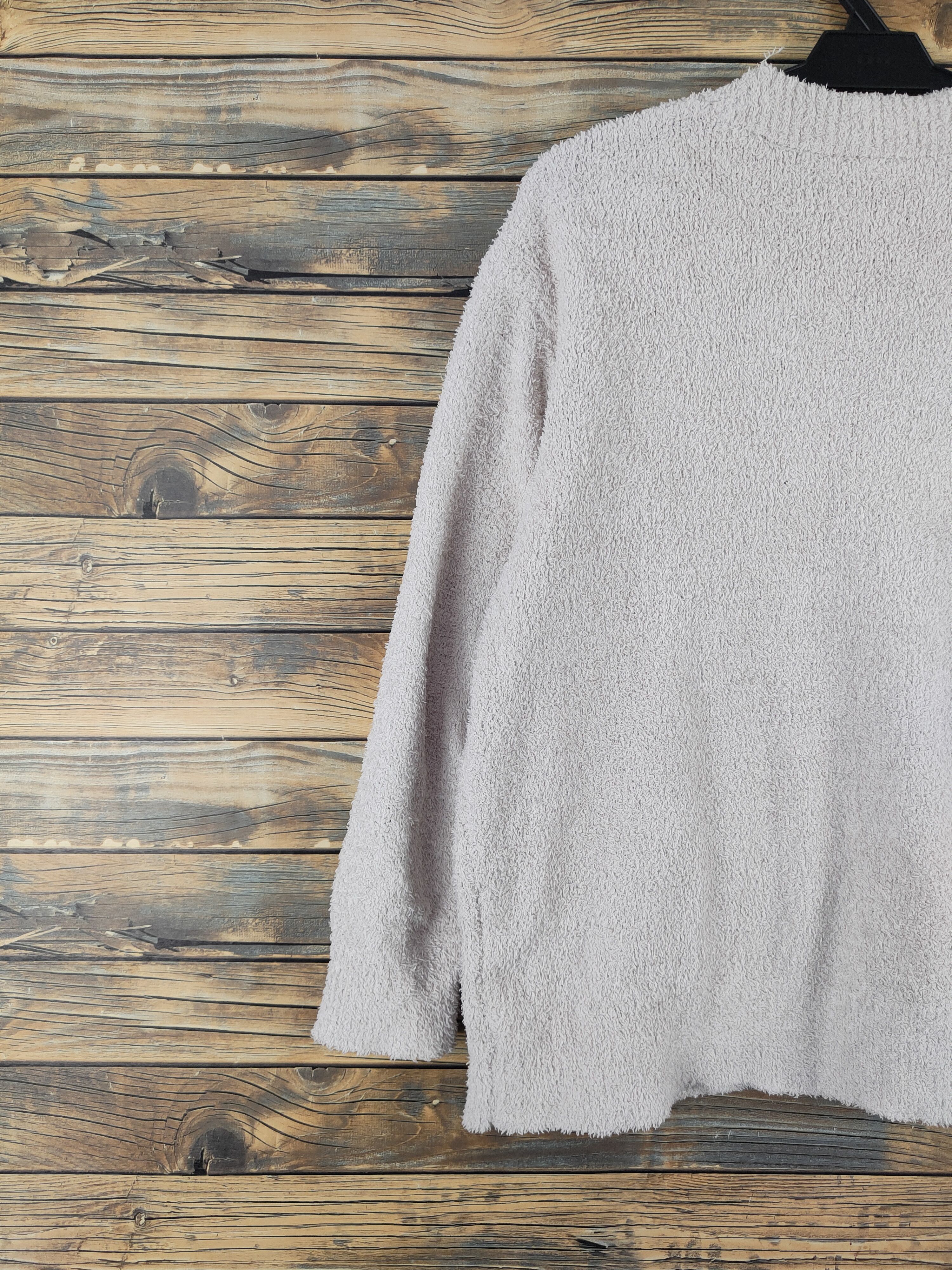 Homespun Knitwear × Japanese Brand Comfo-strain Ivory Fur Faux Knitwear Cardigan #W2178 Size L / US 10 / IT 46 - 8 Thumbnail