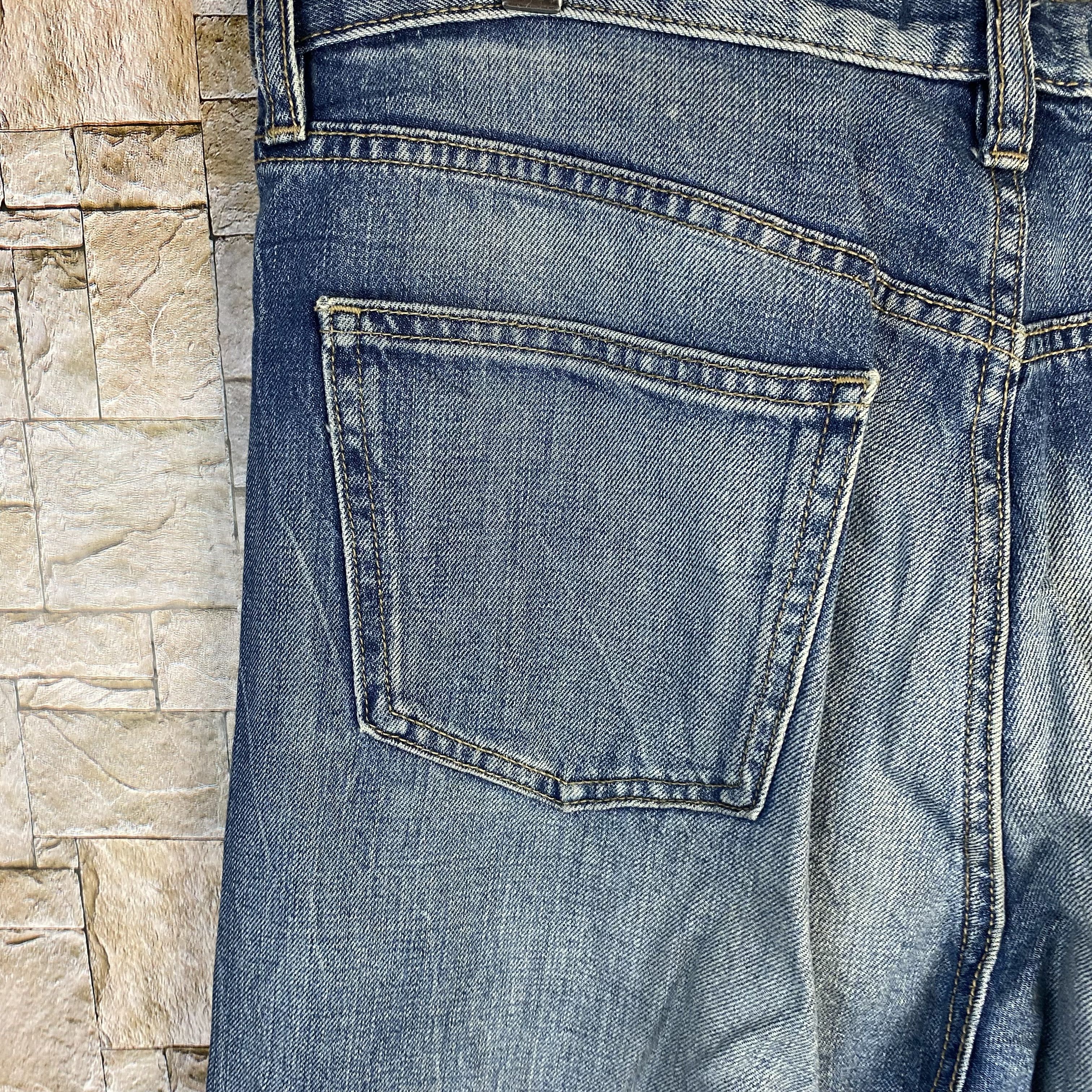 Uniqlo Uniqlo Blue japan vintage faded Denim Pants #7586 Size US 33 - 17 Thumbnail