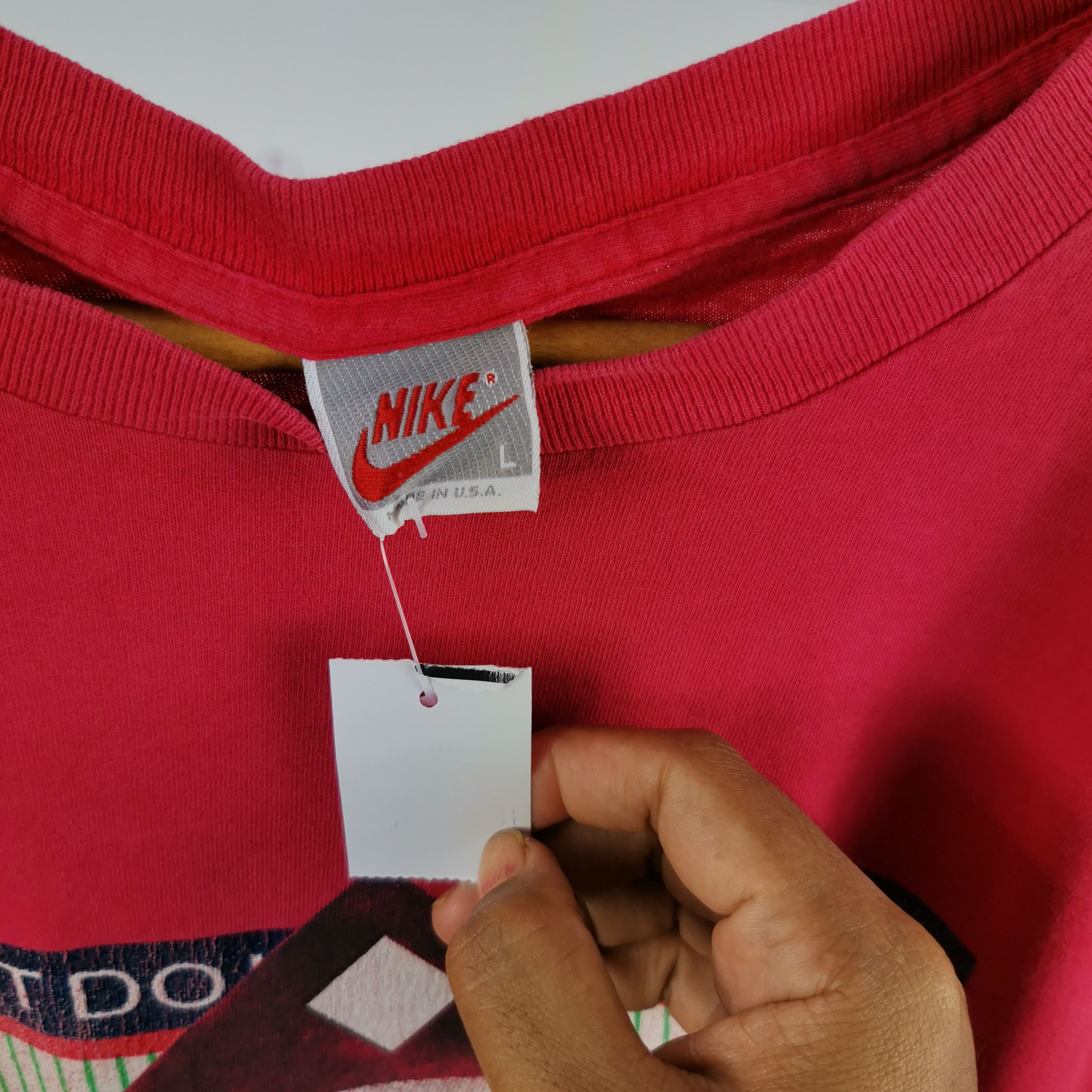 Vintage Nike T-Shirt Nike Swoosh ACG Cardinal MLB Tee