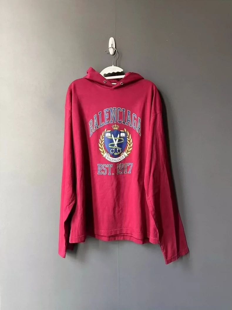 Balenciaga Balenciaga Wheat ear letter hoodie 2501-Nextarrow Size US L / EU 52-54 / 3 - 1 Thumbnail