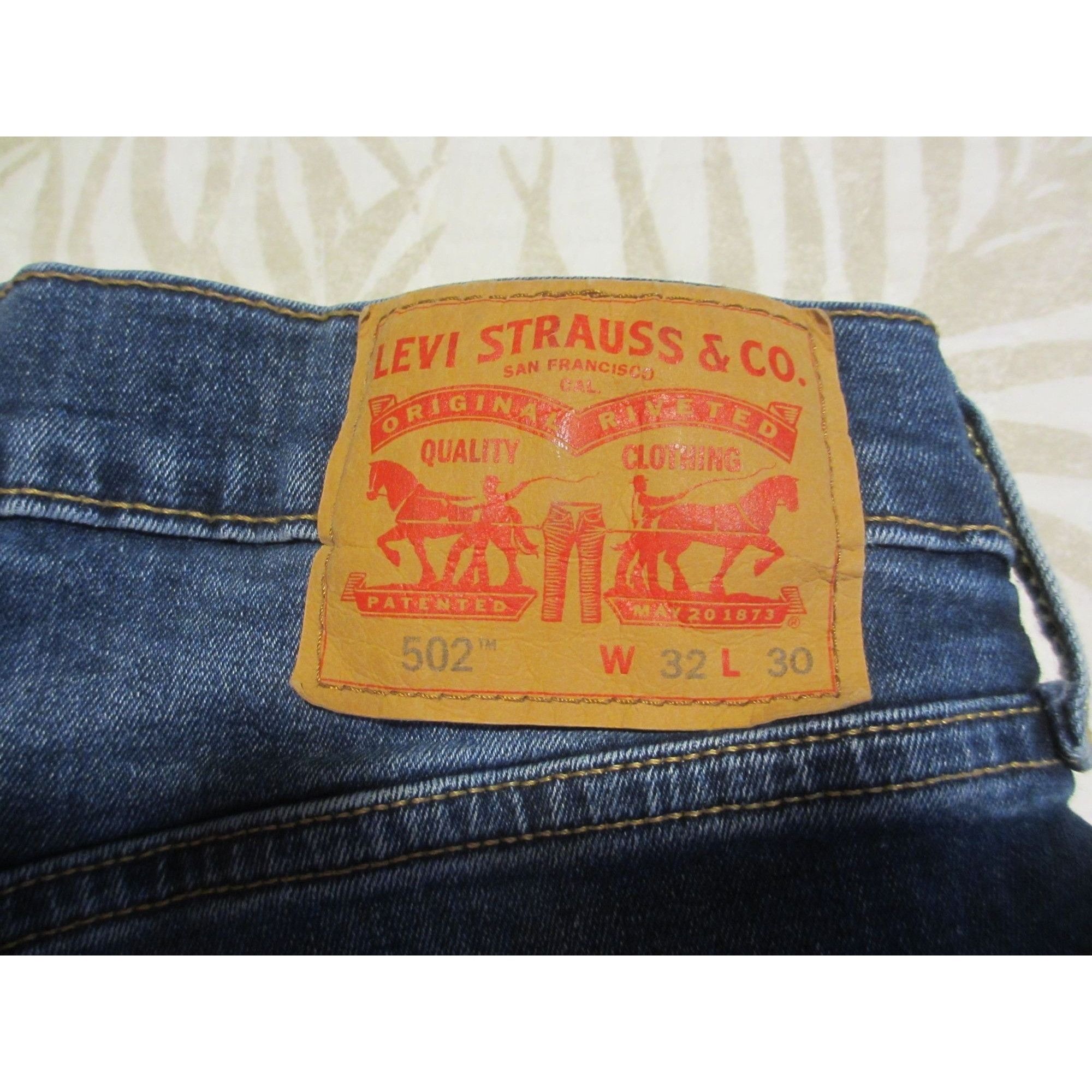 Levi's Levis 502 Vintage Worn-In Blue Denim Jeans W32 L30 Size US 32 / EU 48 - 7 Thumbnail