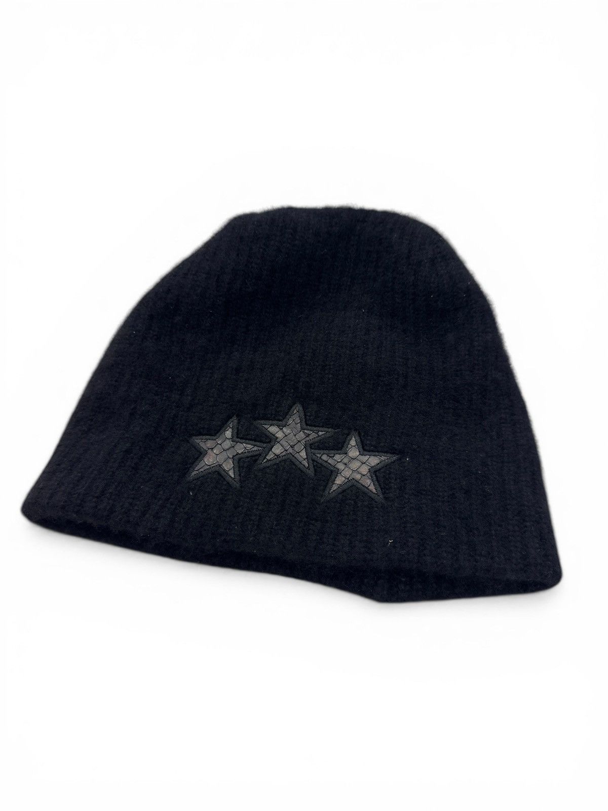 Amiri Amiri Black Cashmere Star Beanie Size ONE SIZE - 1 Thumbnail