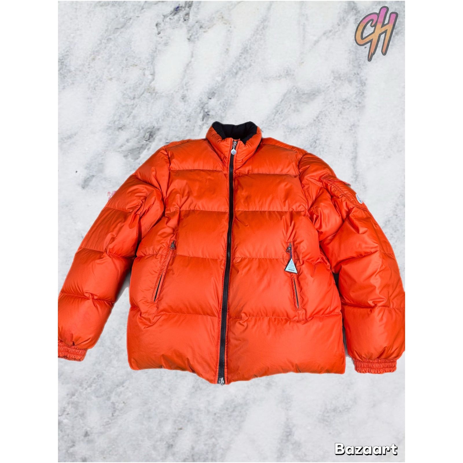 Moncler Moncler Puffer Jacket Orange Maya Down Coat (Pre-Owned) Size US XL / EU 56 / 4 - 1 Thumbnail